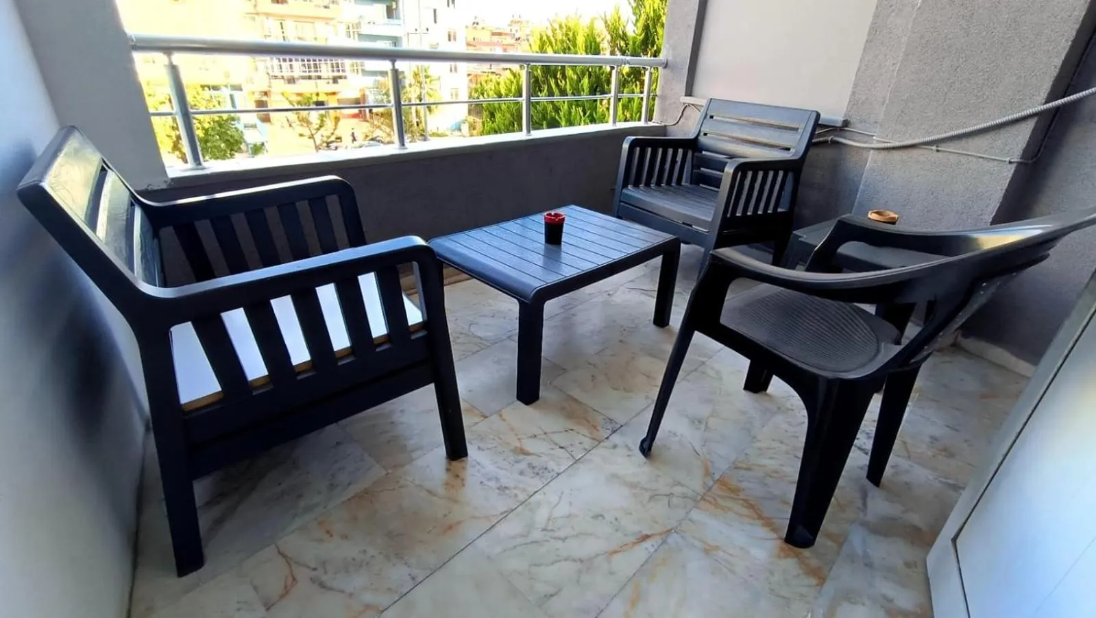 Balcony/Terrace in Grond Konaklama Mersin