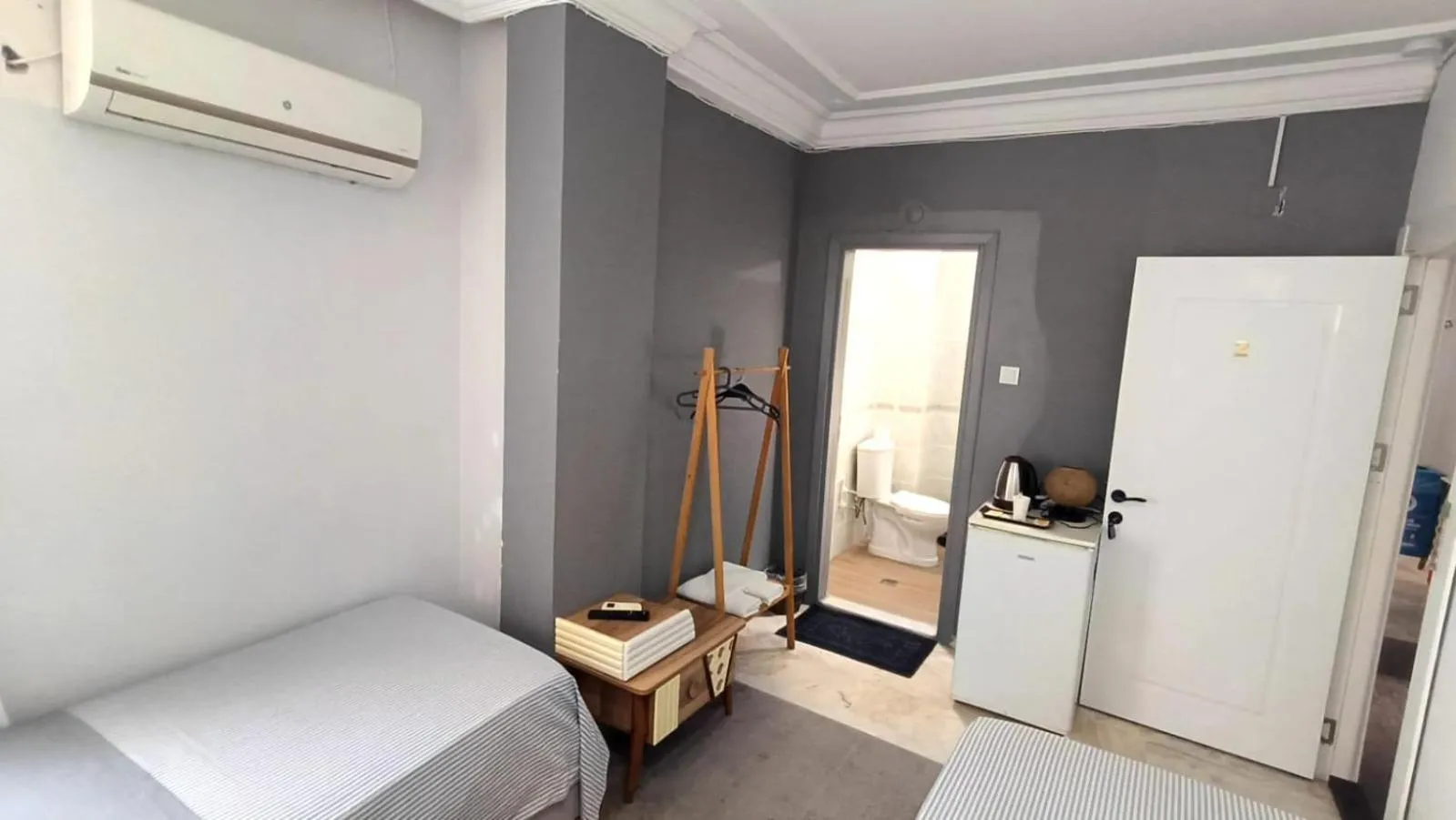 Bedroom, Bed in Grond Konaklama Mersin