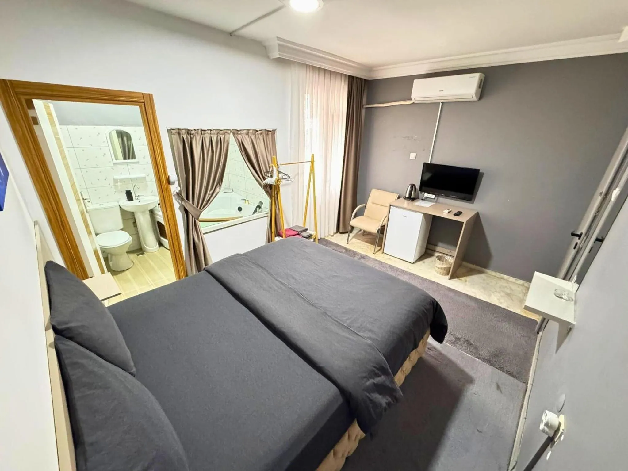 Bedroom, Bed in Grond Konaklama Mersin