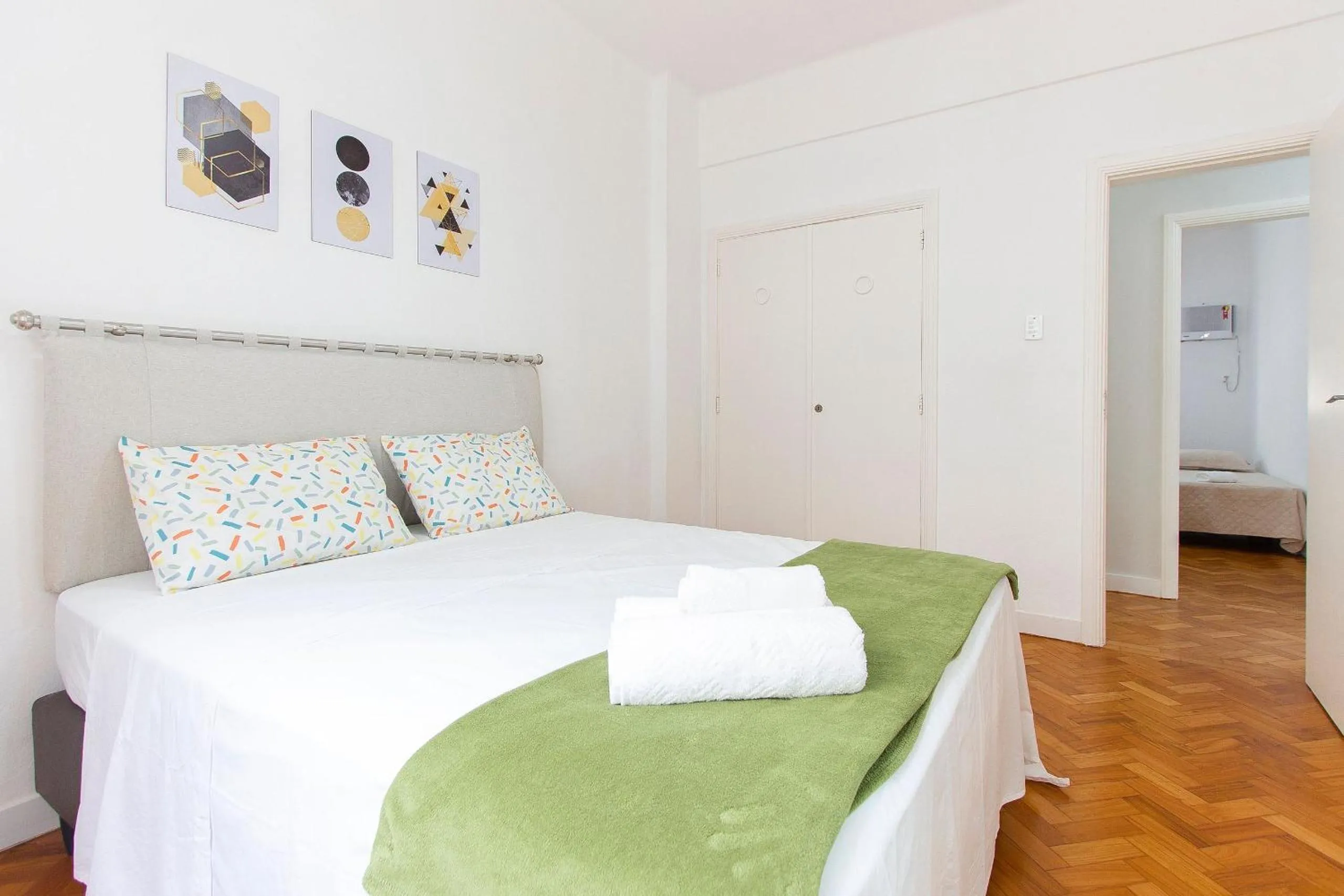 Bed in Exclusivo 3Qtos c/ Garagem em Copacabana, conforto