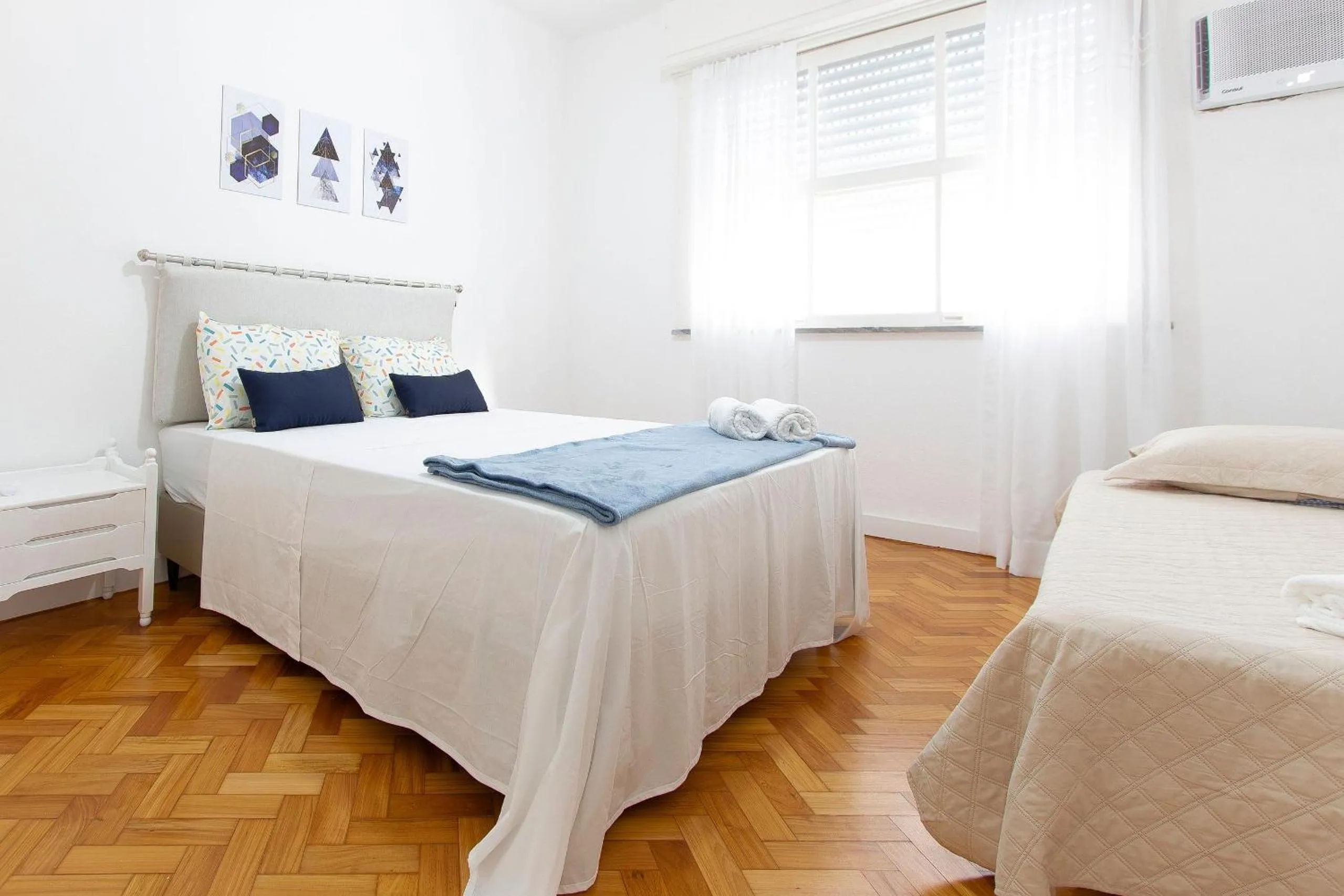 Bed in Exclusivo 3Qtos c/ Garagem em Copacabana, conforto