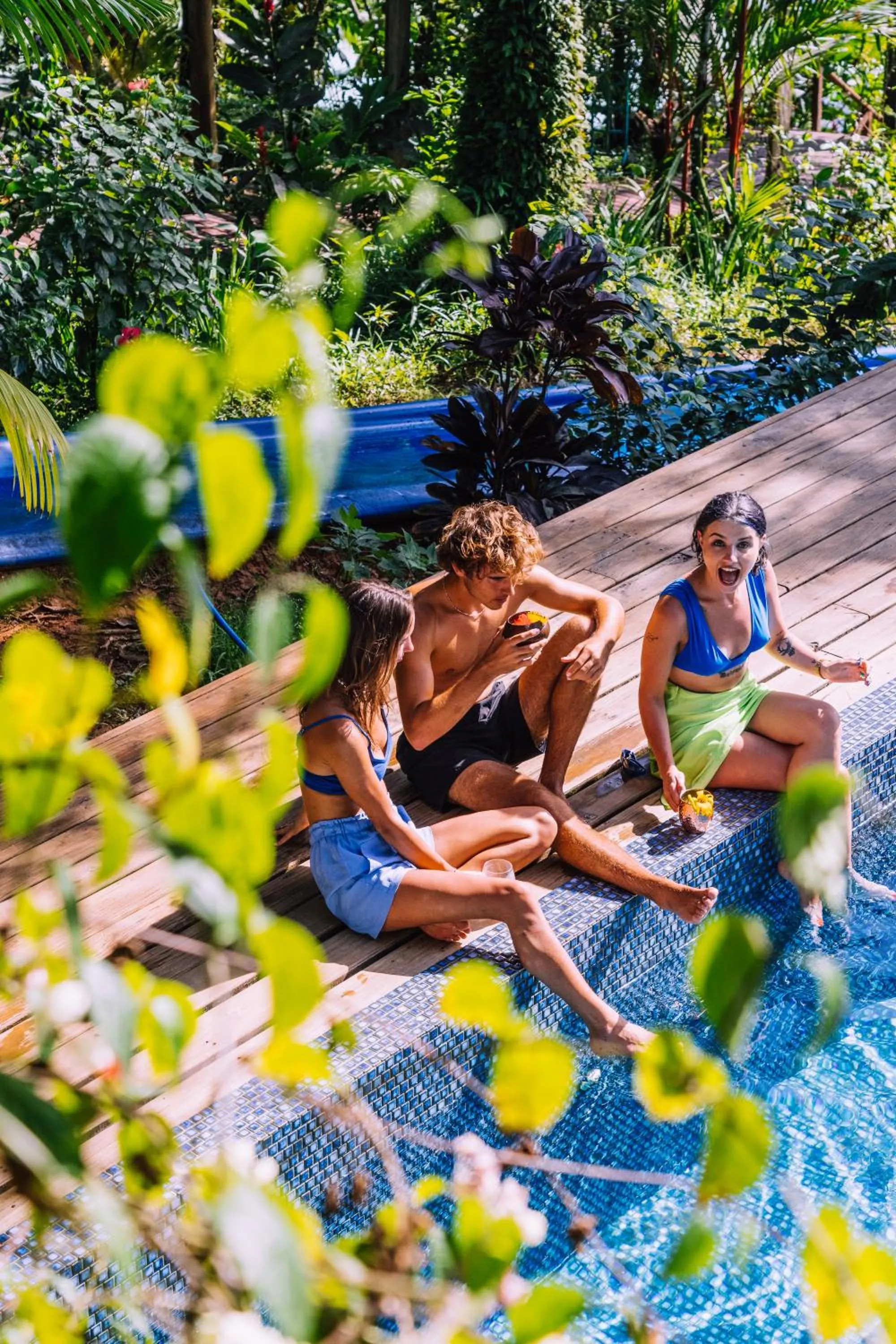 Swimming pool in Bambuda Lodge