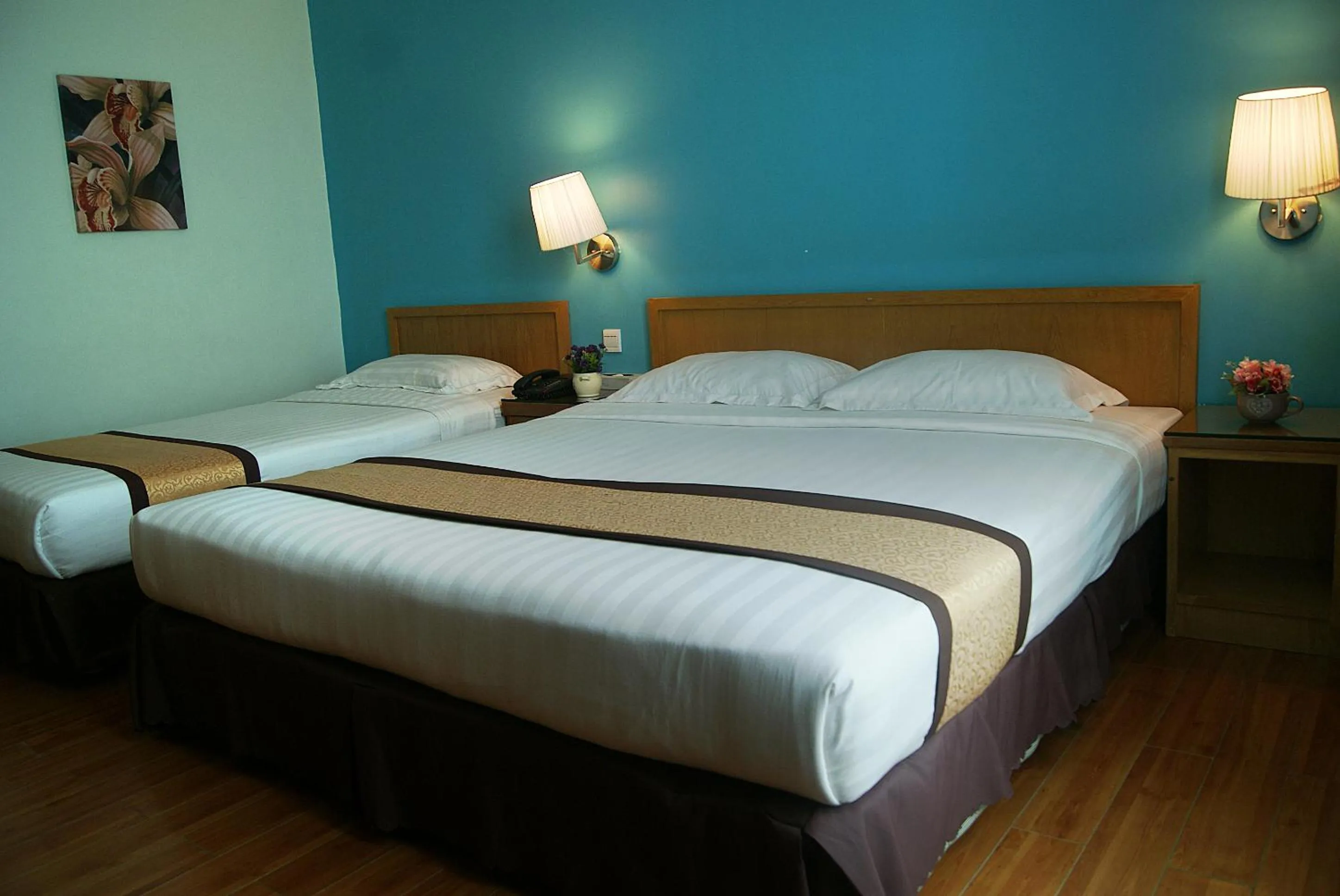 Bed in Tang Dynasty Bay Hotel