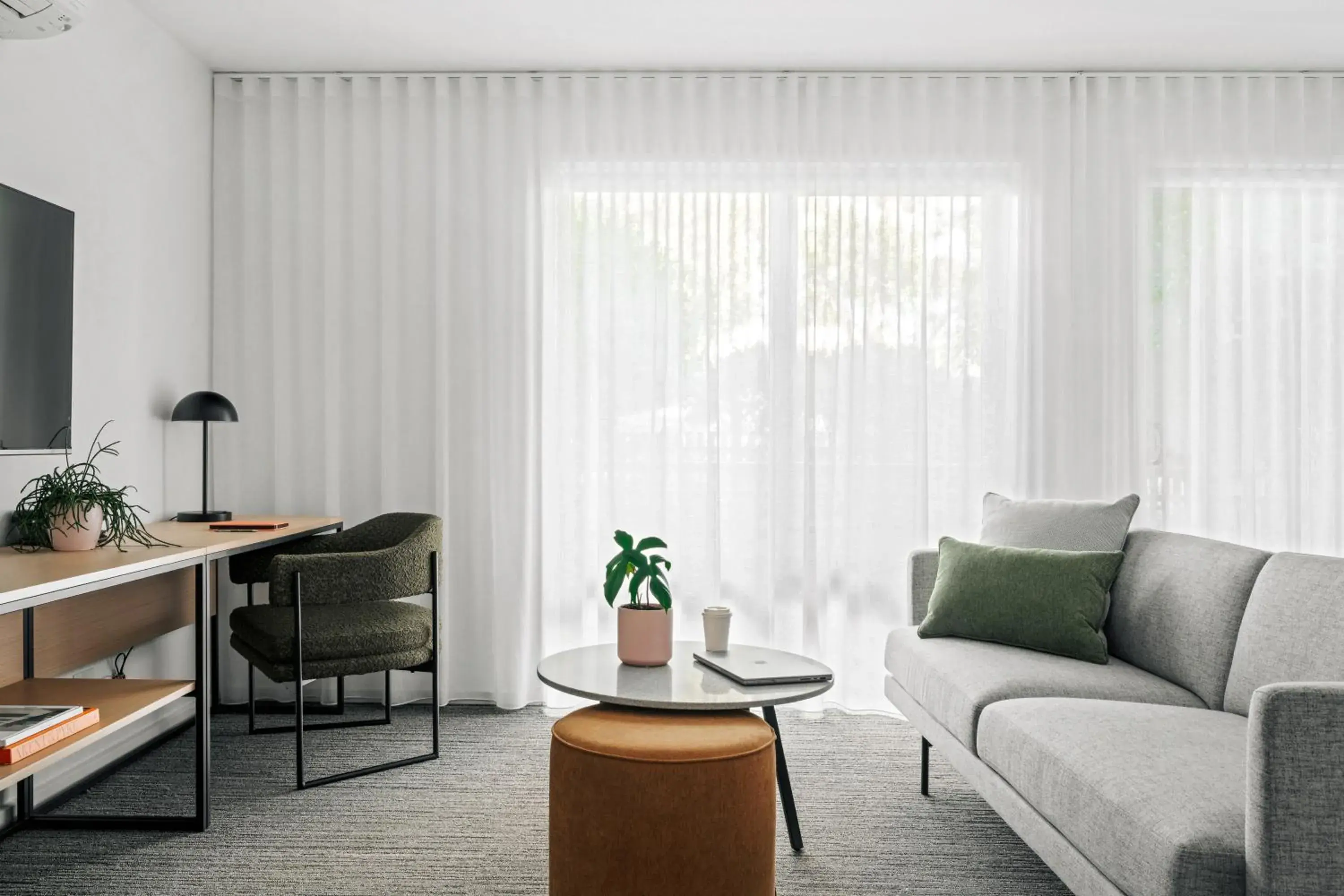 Living room in Quest Moonee Valley Living room in Quest Moonee Valley