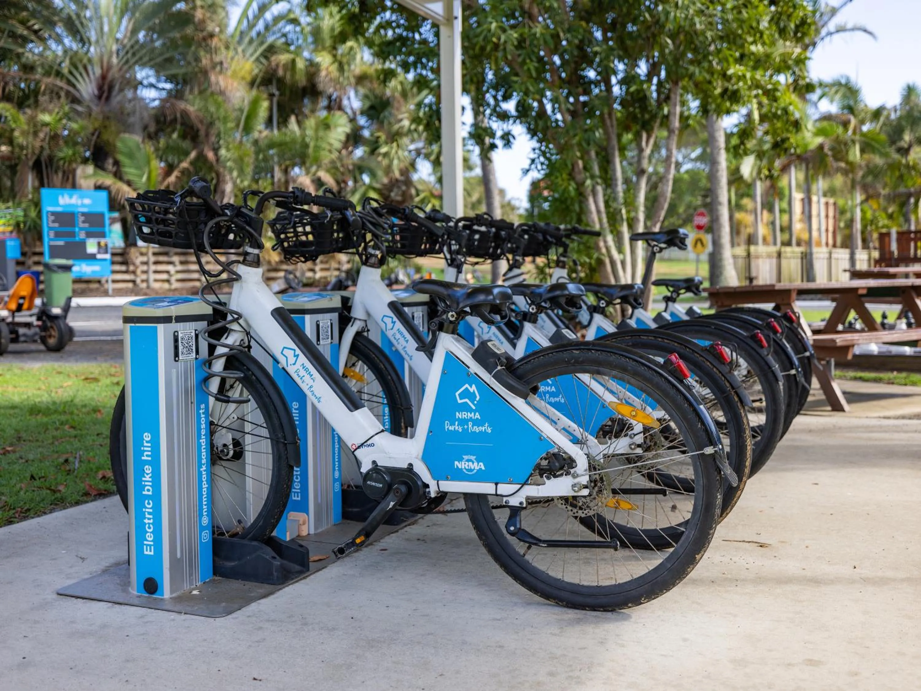 Cycling in NRMA Capricorn Yeppoon Holiday Park