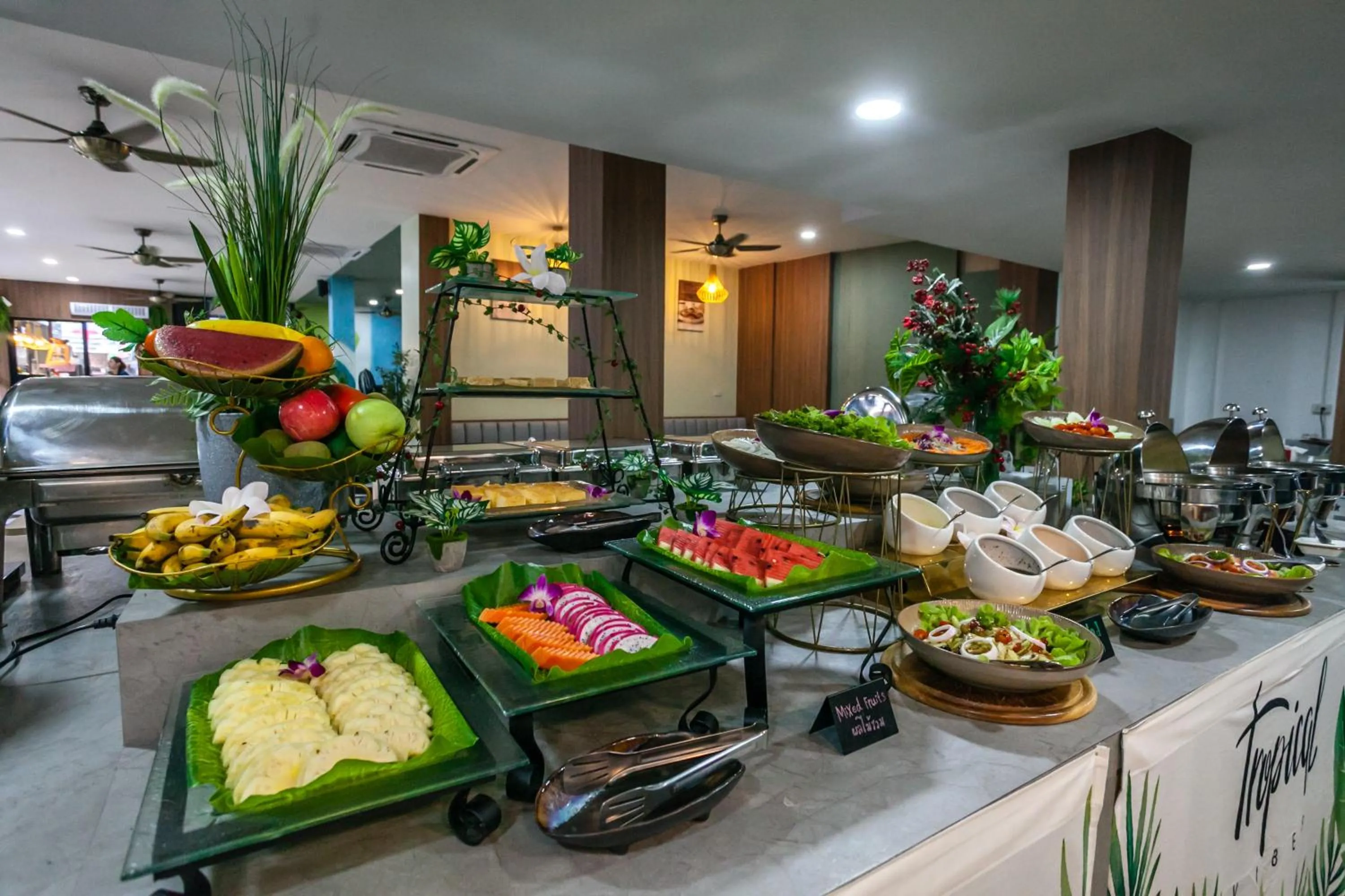 Buffet breakfast in Coco Bella Hotel