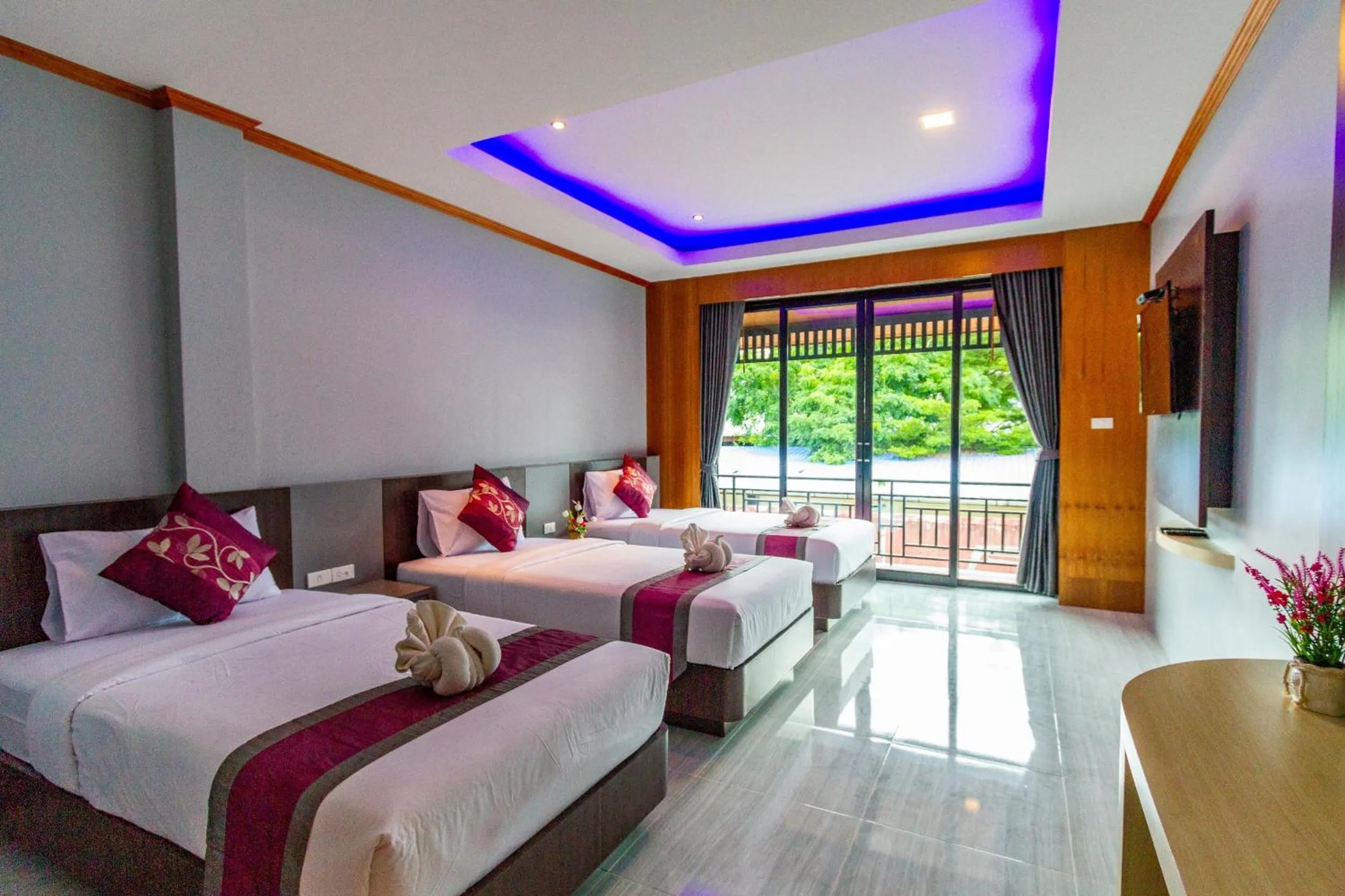 Bed in Coco Bella Hotel