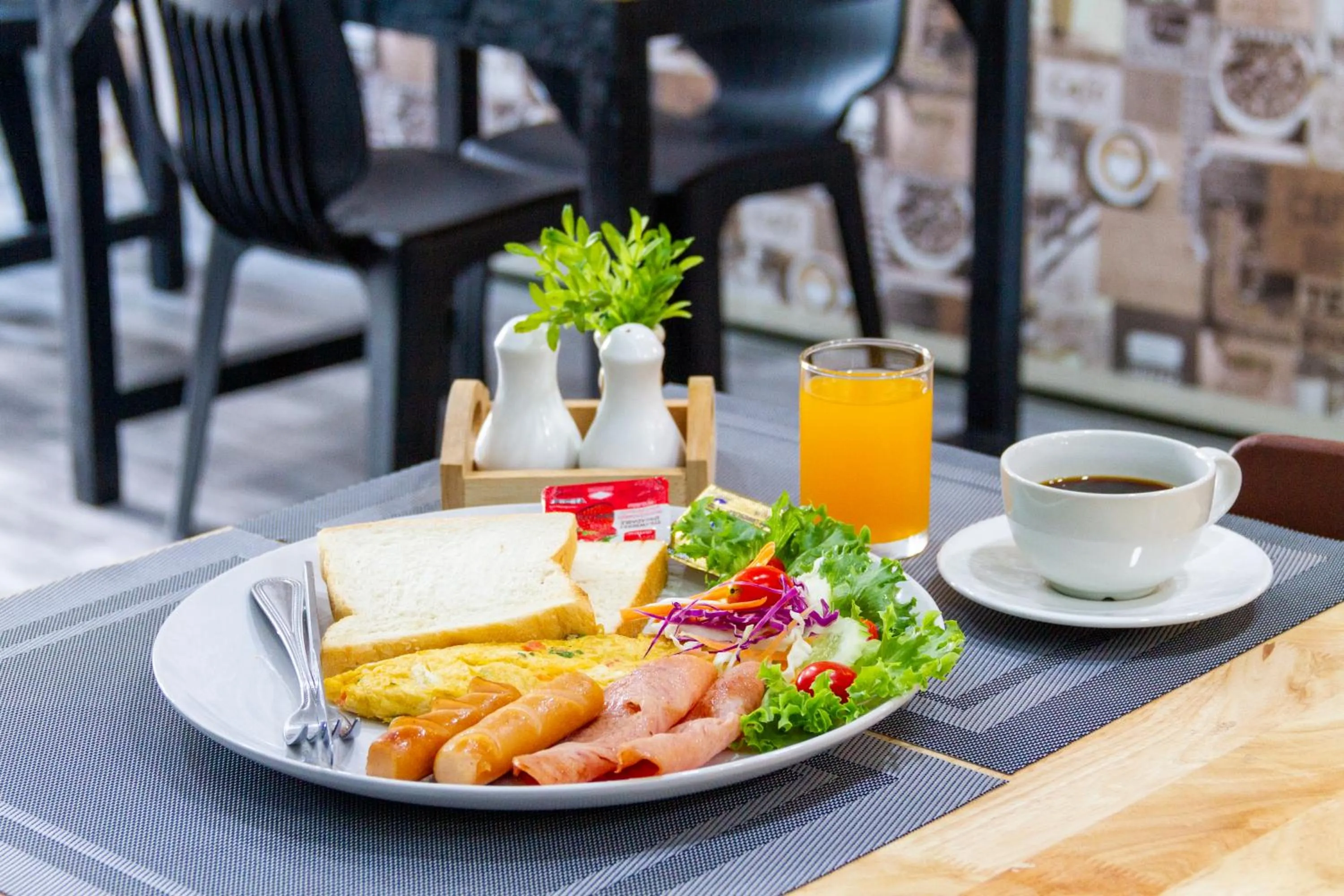 Breakfast in Coco Bella Hotel