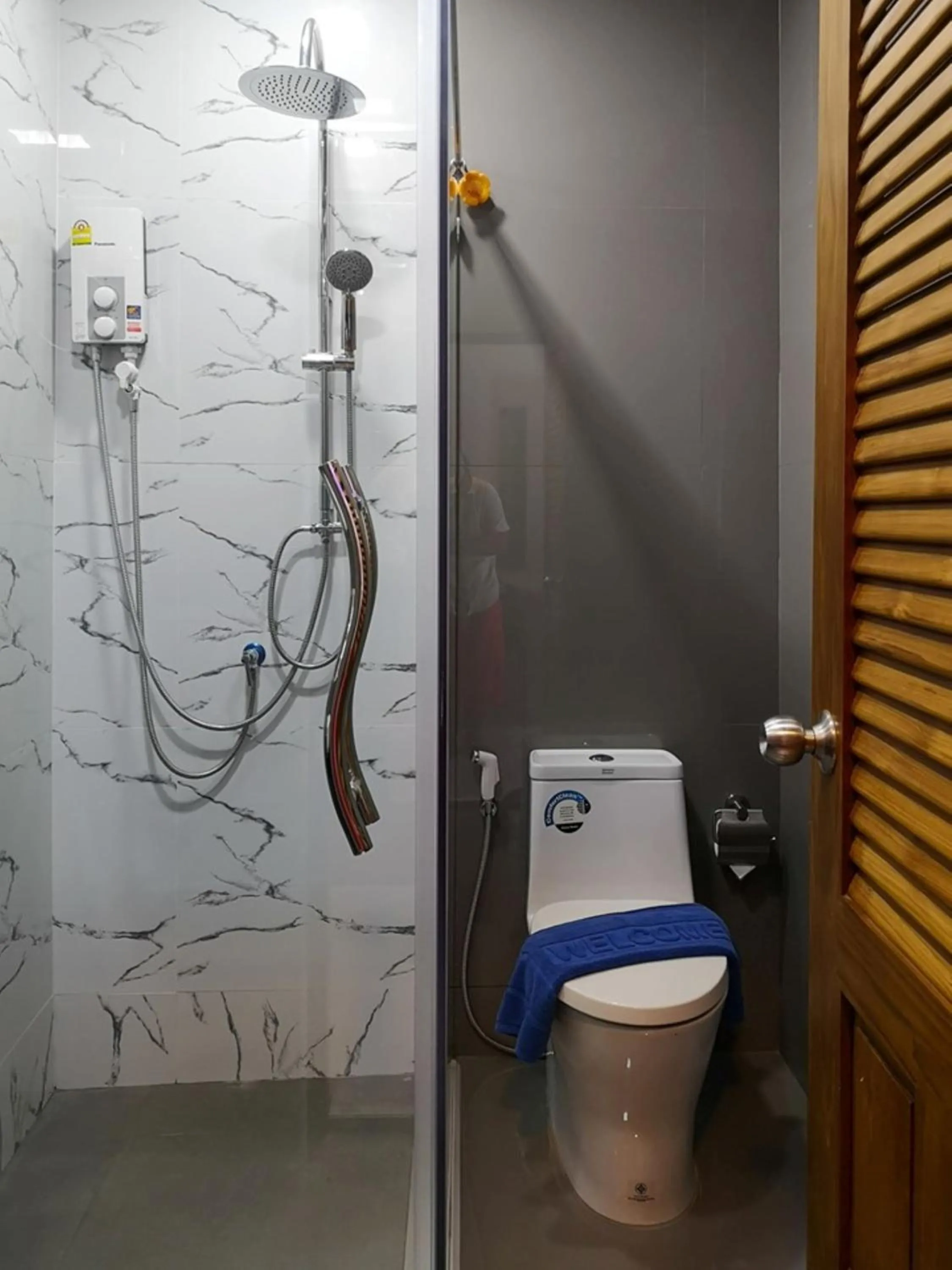 Shower in Coco Bella Hotel