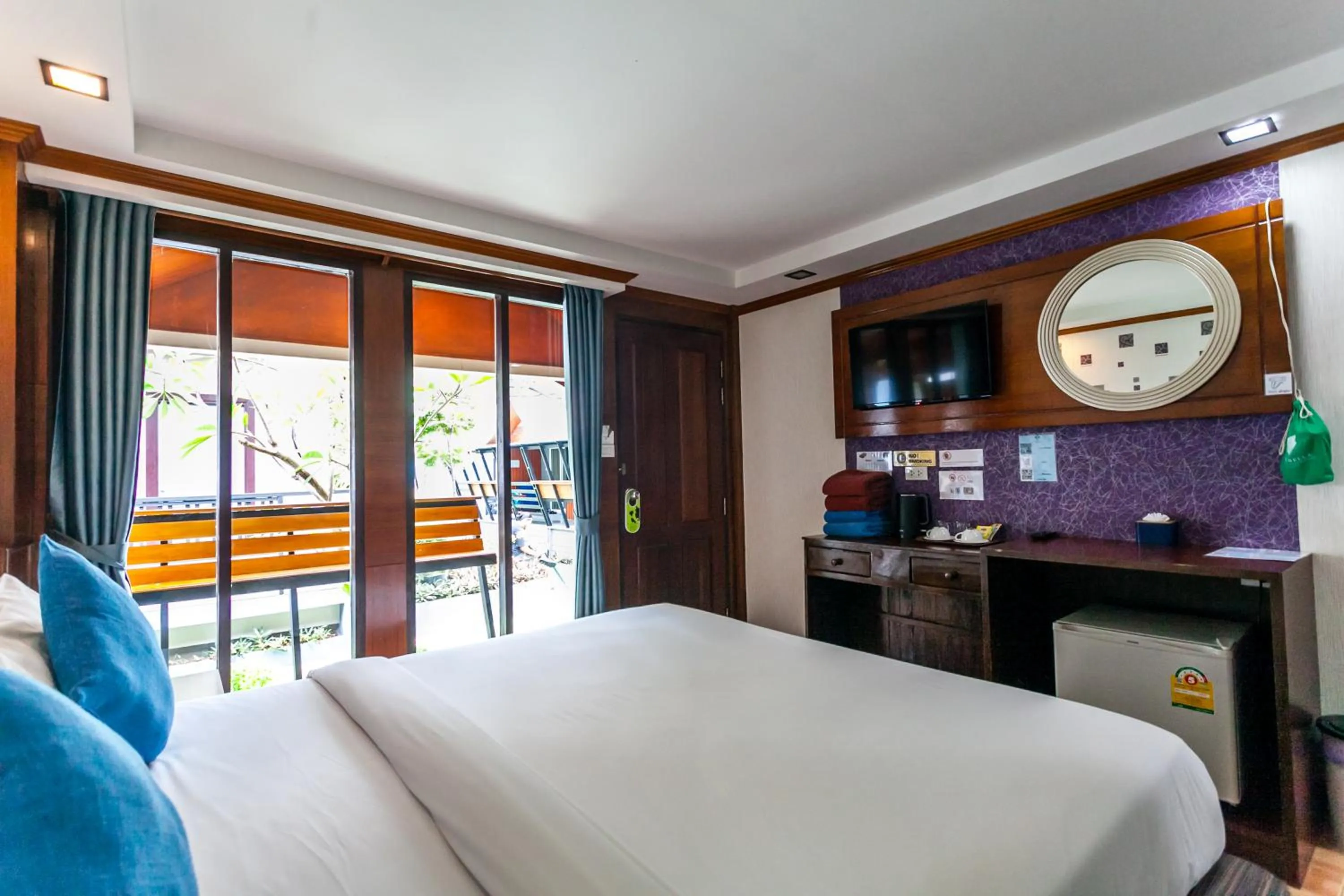 Bed in Coco Bella Hotel