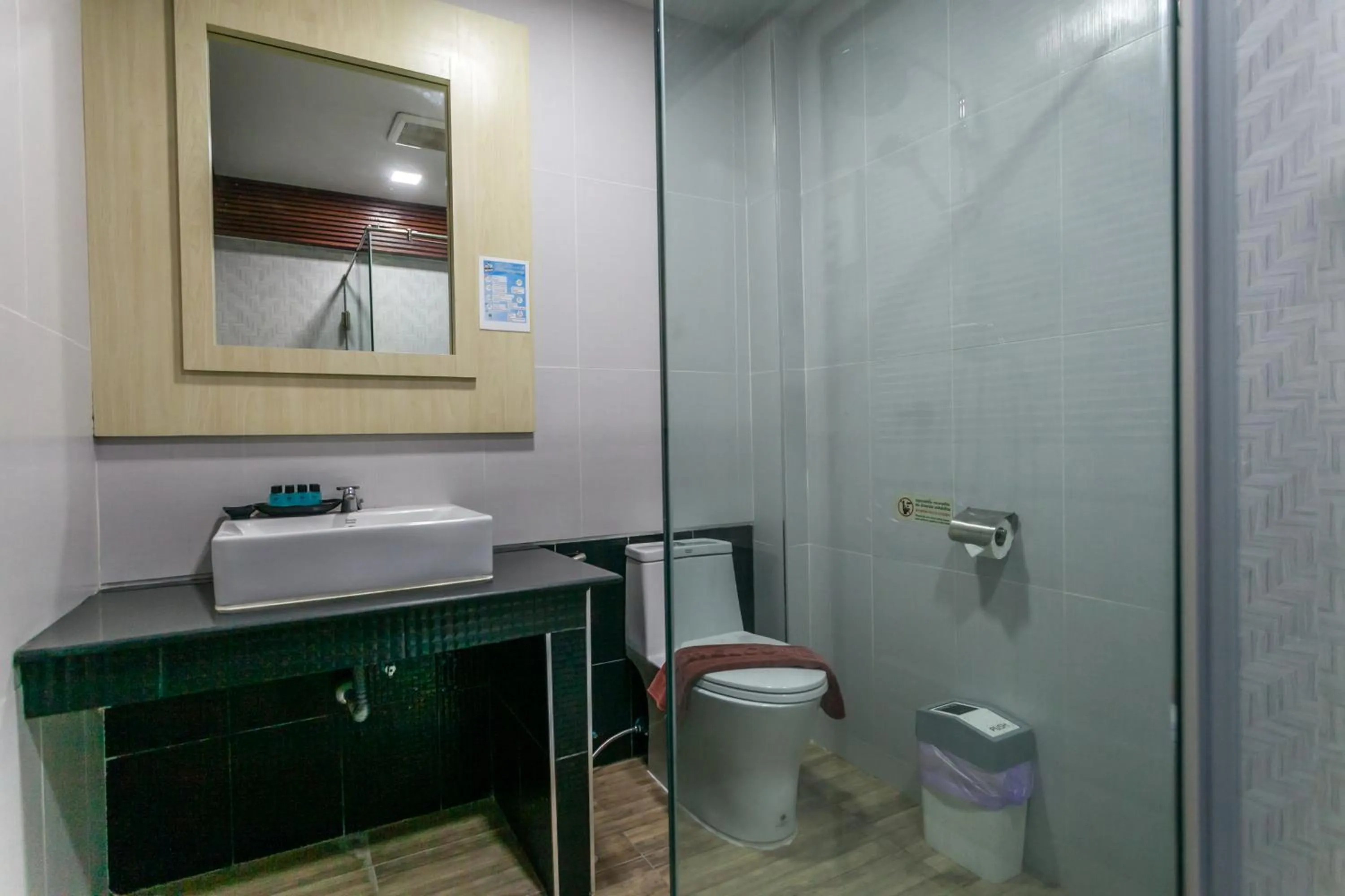 Toilet in Coco Bella Hotel