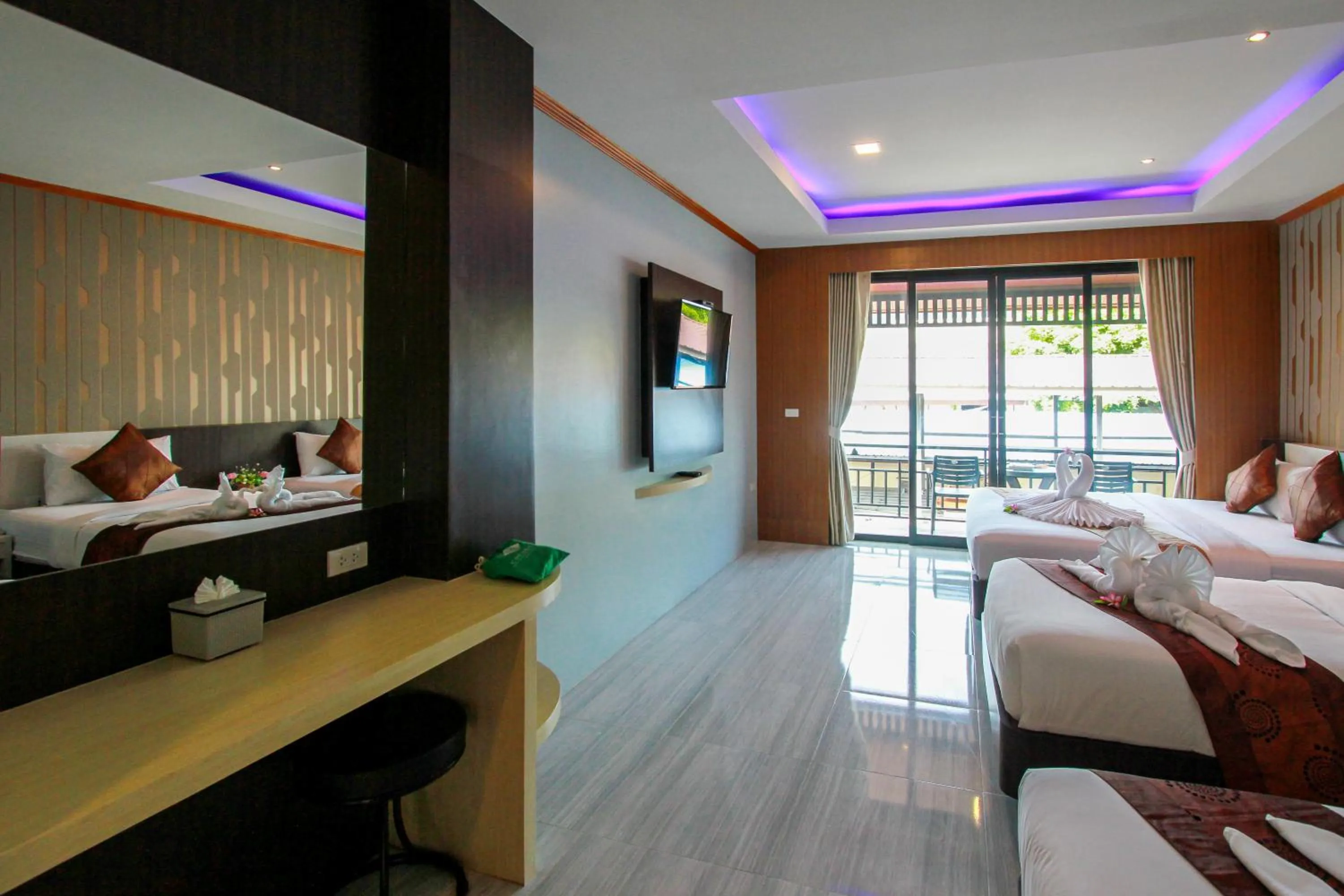 Bed in Coco Bella Hotel