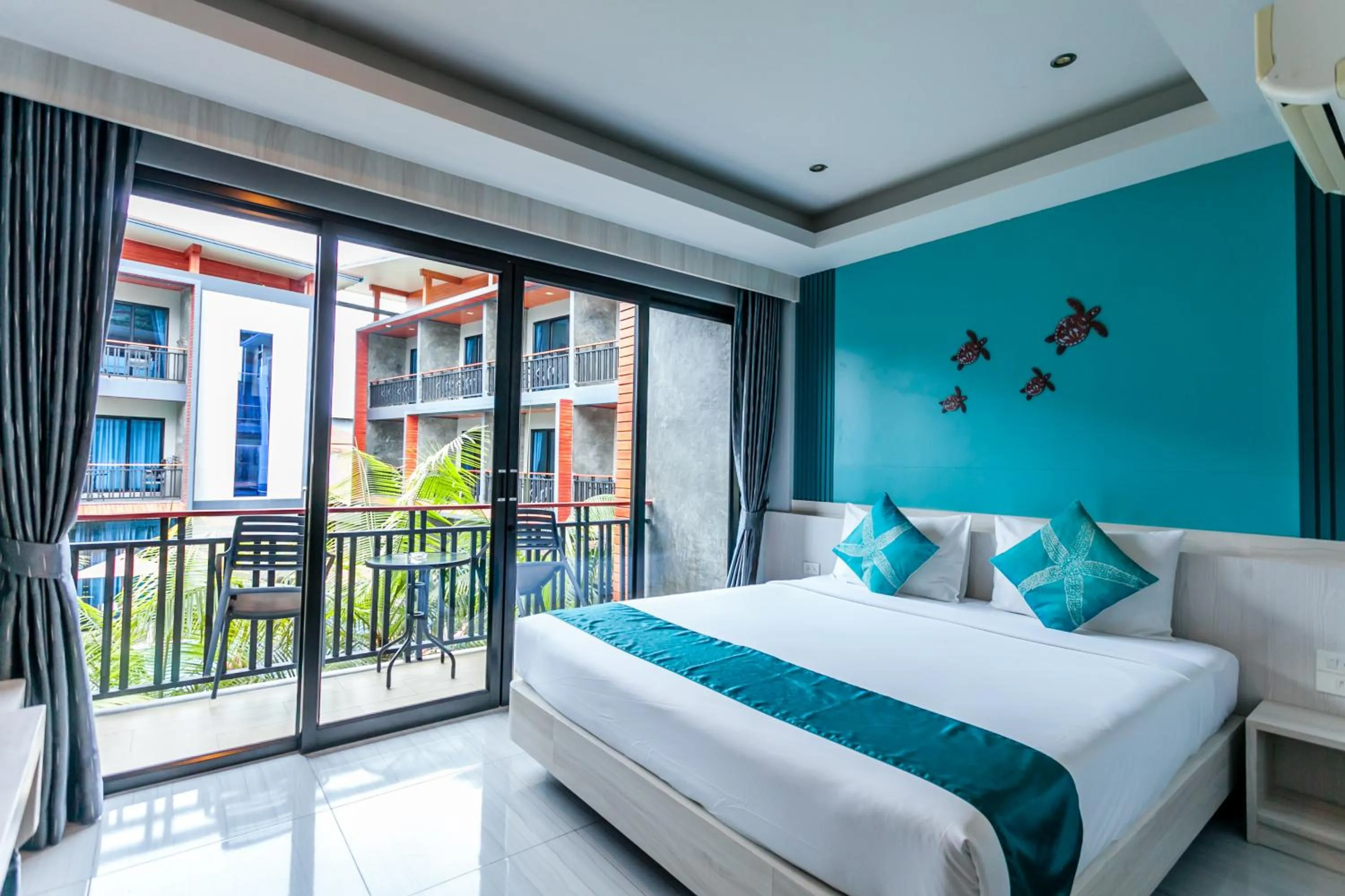 Bed in Coco Bella Hotel