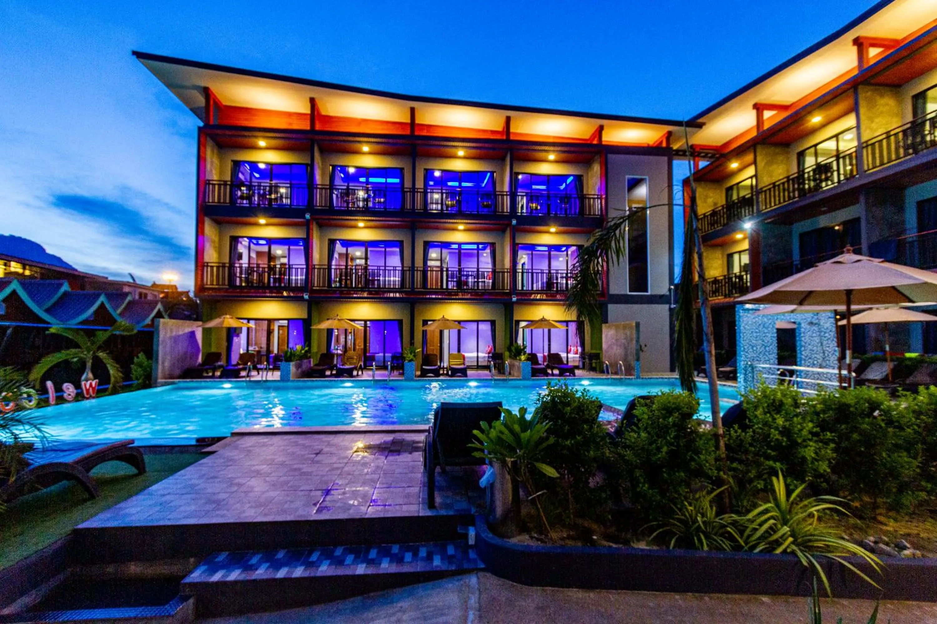 Property building in Coco Bella Hotel