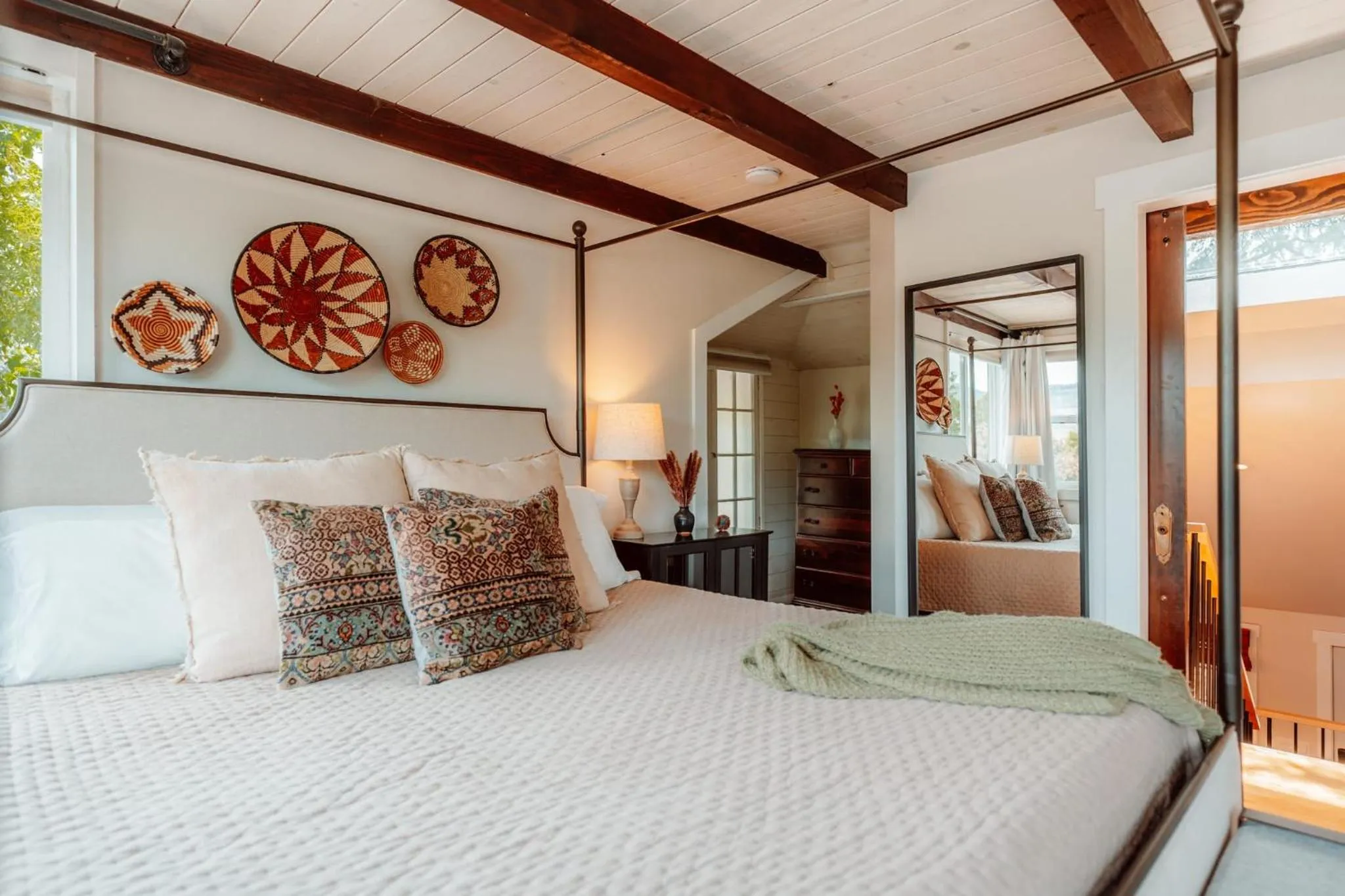 Bed in Swank House on Main St in Ashland