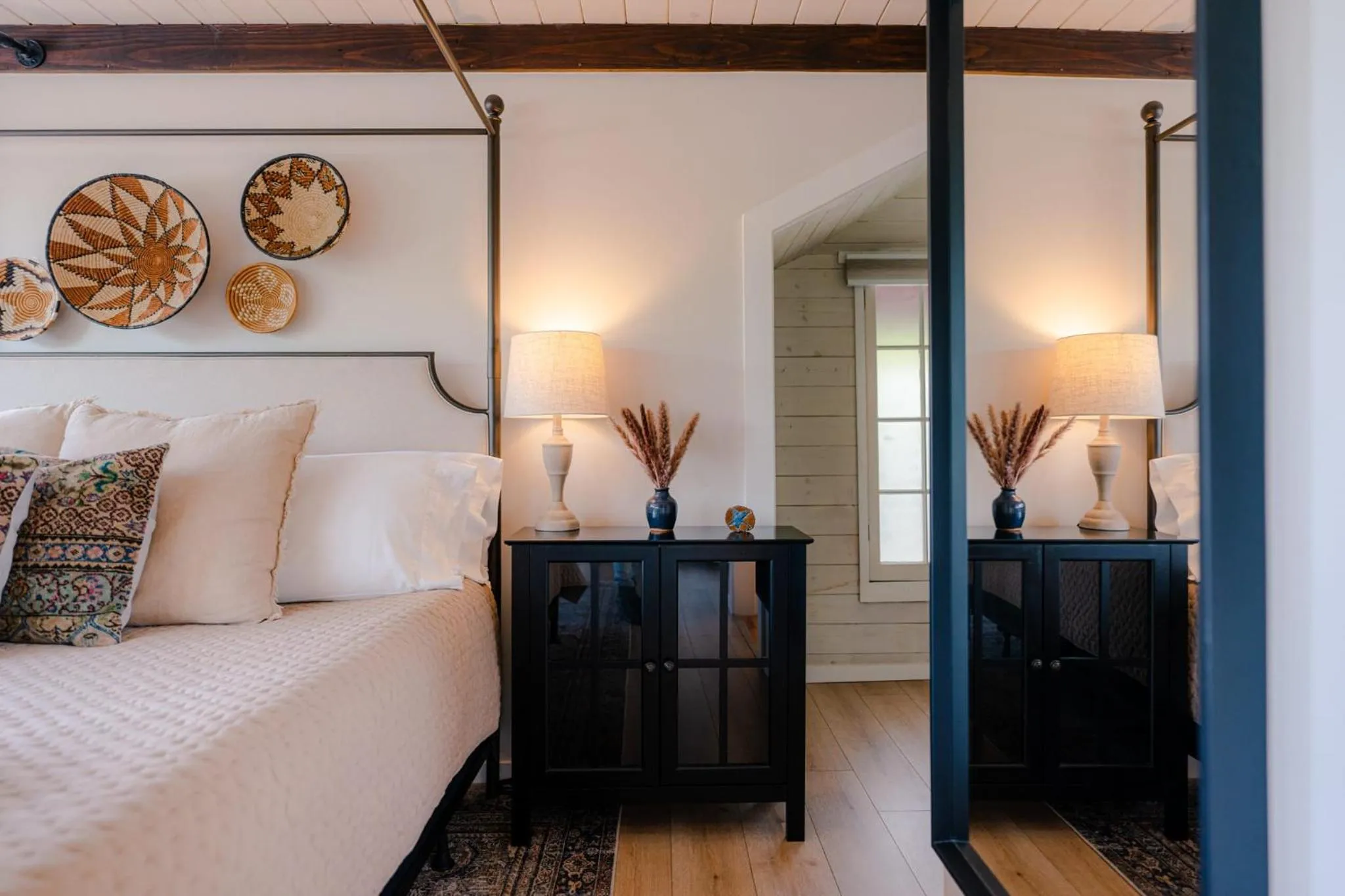 Bed in Swank House on Main St in Ashland