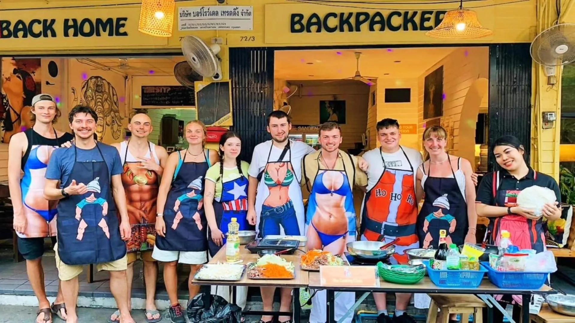 People in Back Home Backpackers Hostel