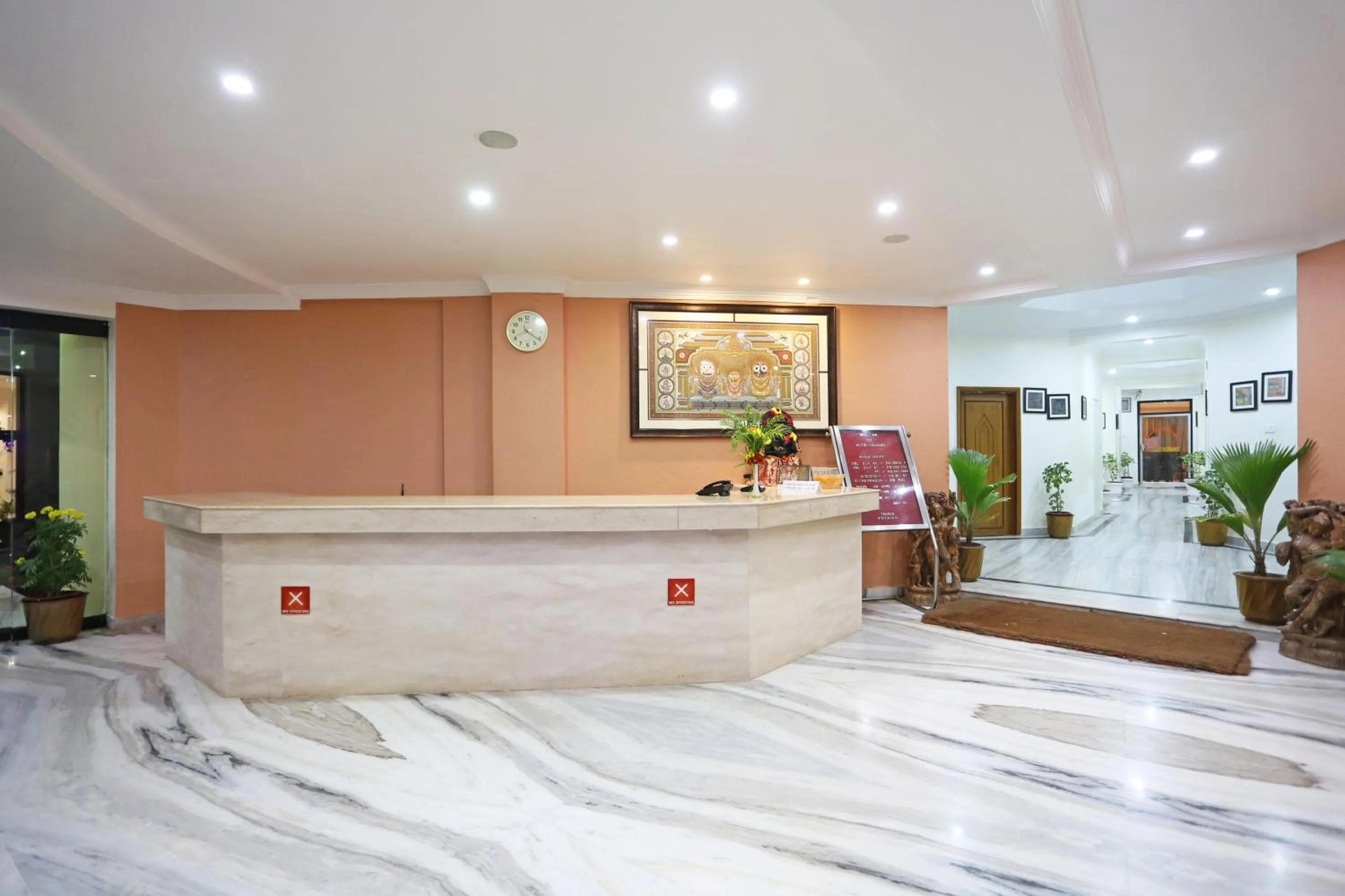 Lobby or reception in Hotel Niladri