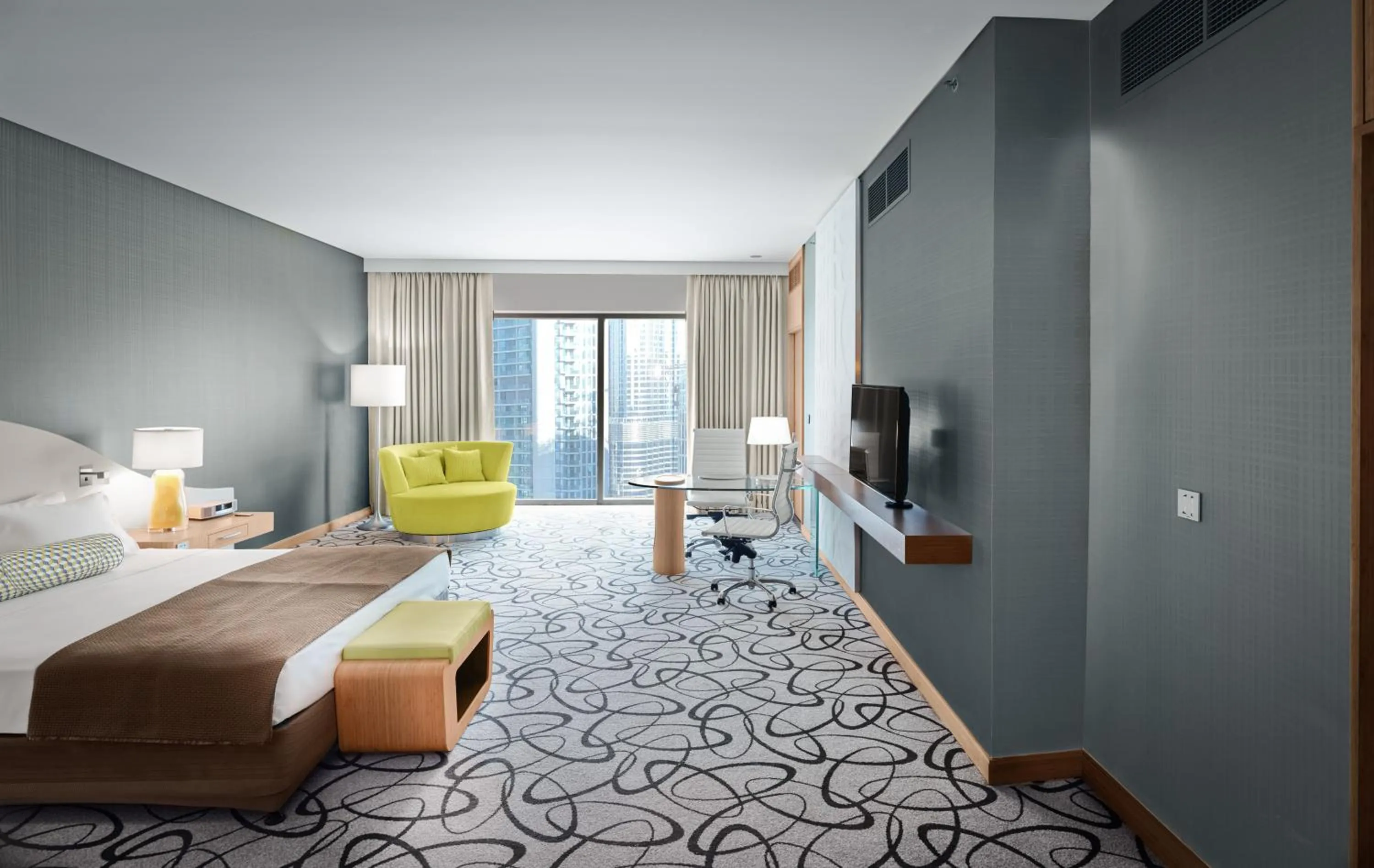 Bedroom, Bed in Sofitel Dubai Downtown