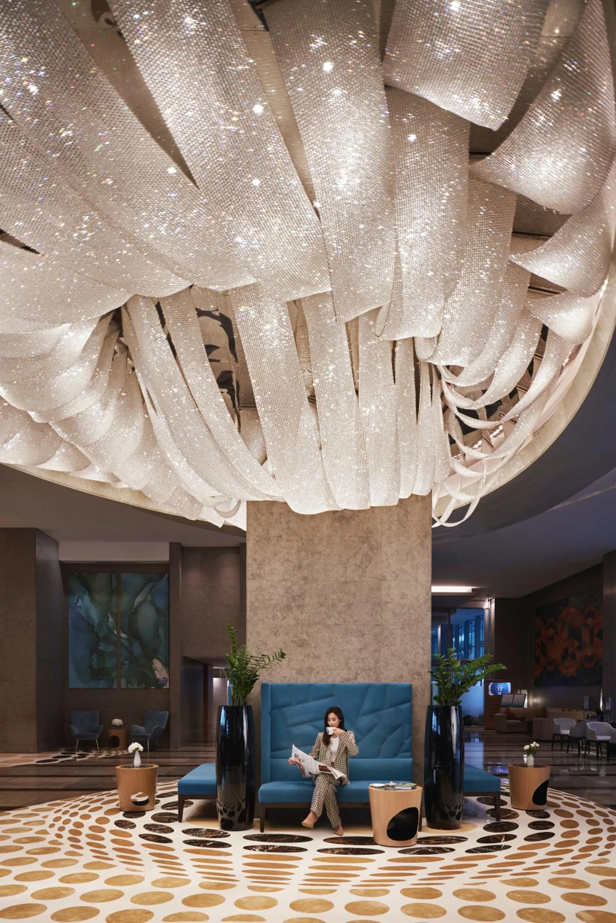 Lobby or reception in Sofitel Dubai Downtown