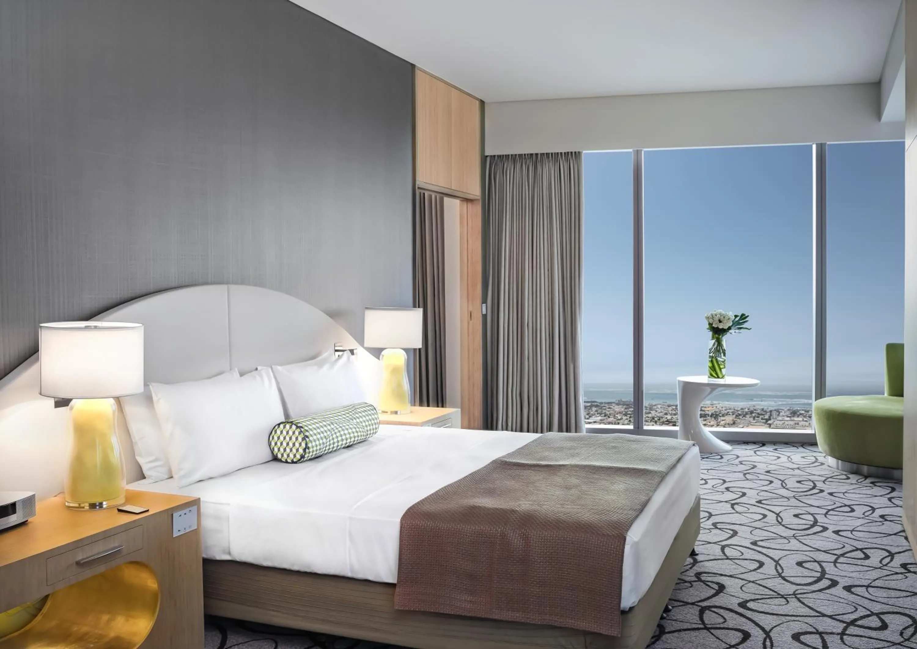 Bedroom, Bed in Sofitel Dubai Downtown