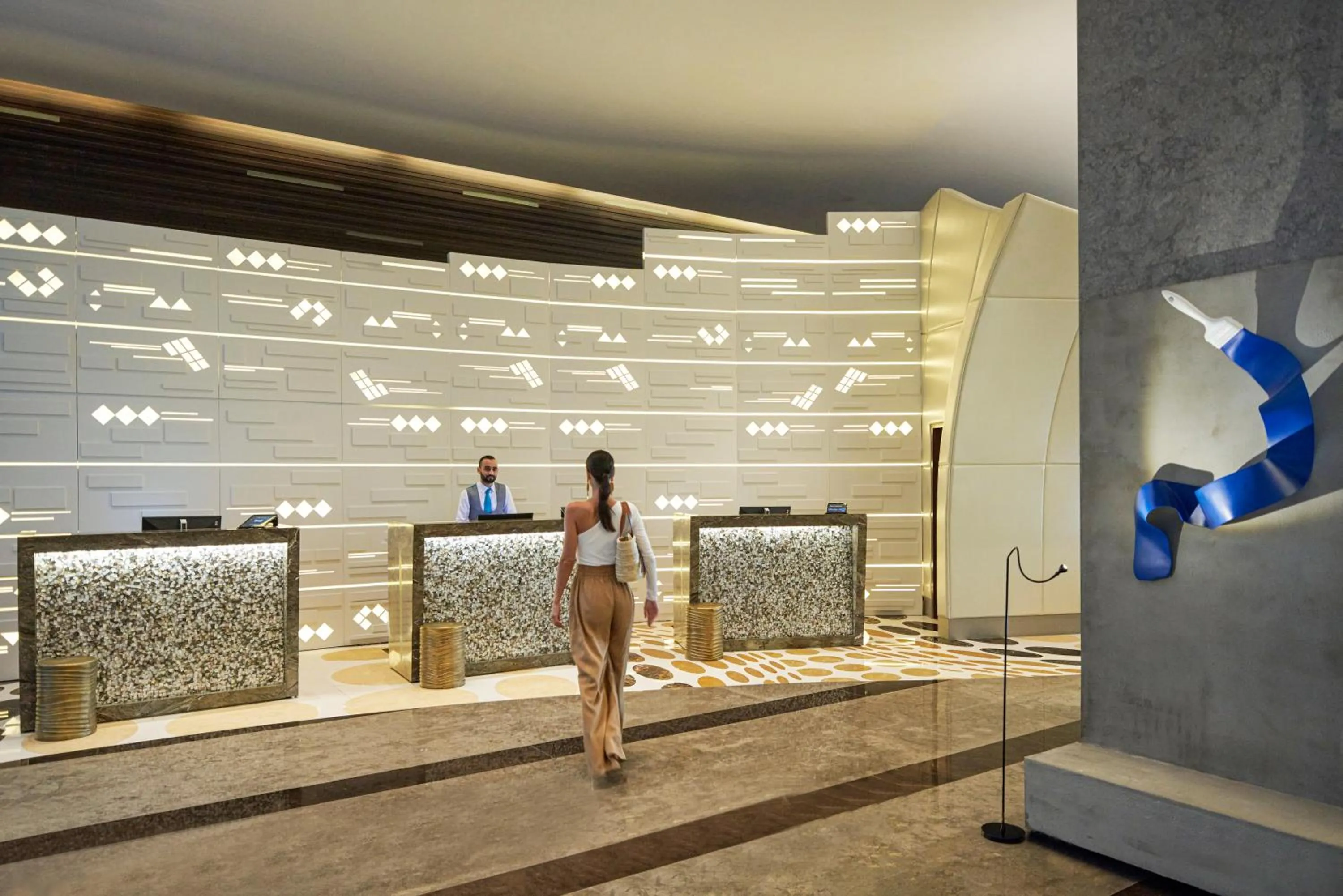 Lobby or reception in Sofitel Dubai Downtown