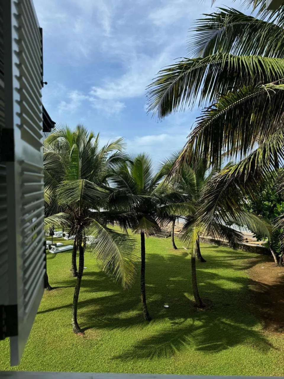 Garden view in Arabella on Boossa