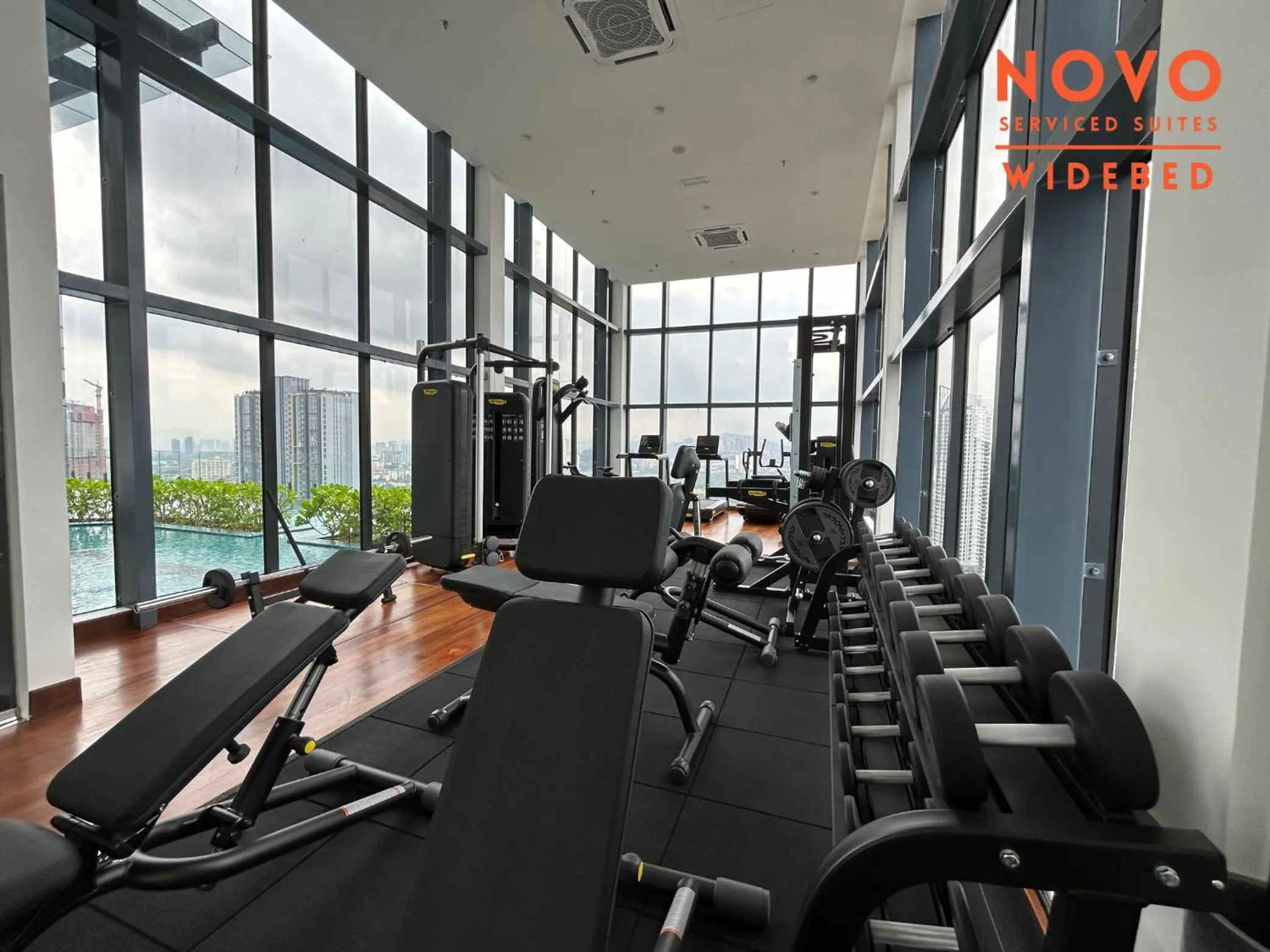 Fitness centre/facilities in NOVO Serviced Suites by Widebed, Jalan Ampang, Gleneagles
