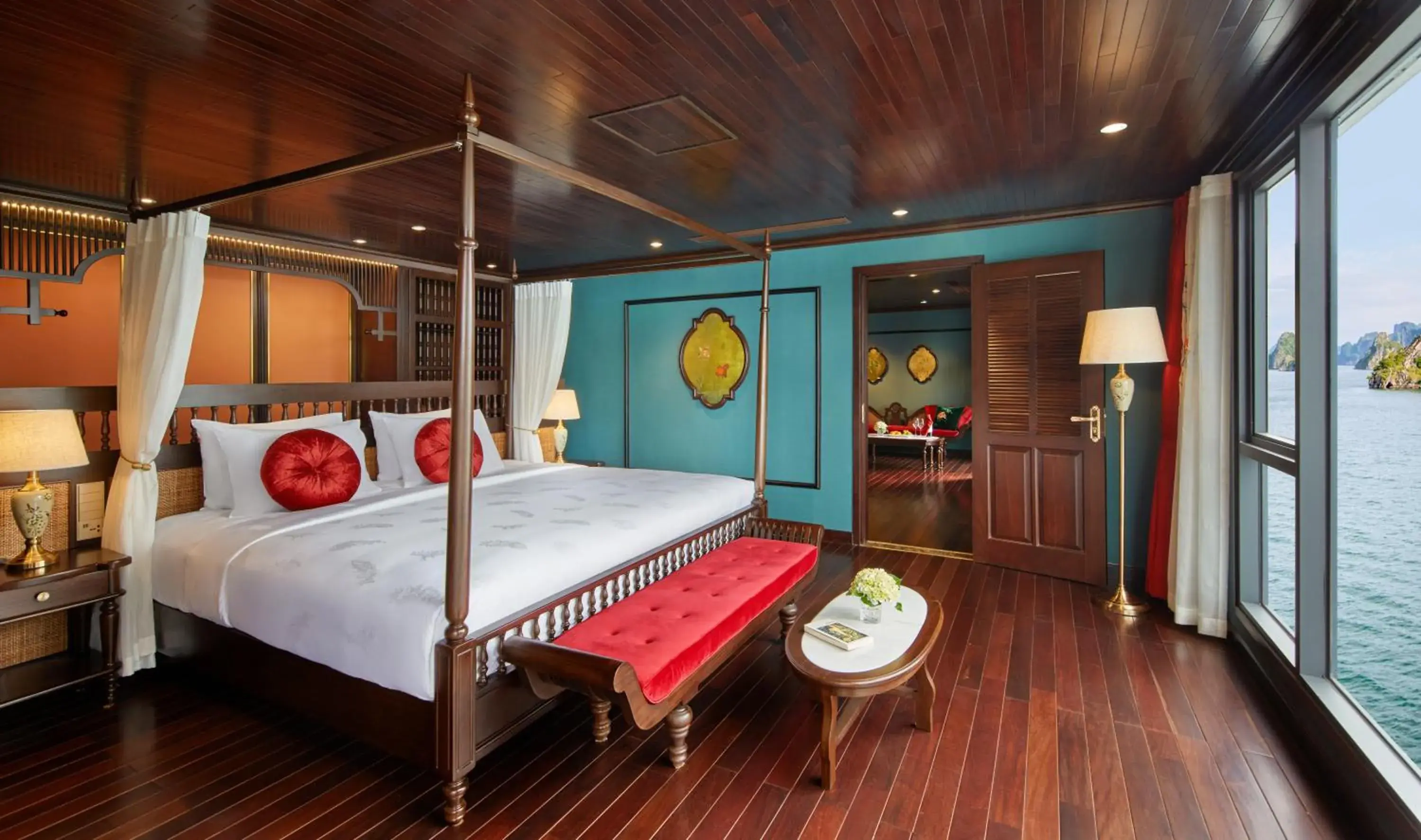 President Suite Sea View With Balcony 2 Days 1 Night - single occupancy in Indochine Premium Halong Bay President Suite Sea View With Balcony 2 Days 1 Night - single occupancy in Indochine Premium Halong Bay