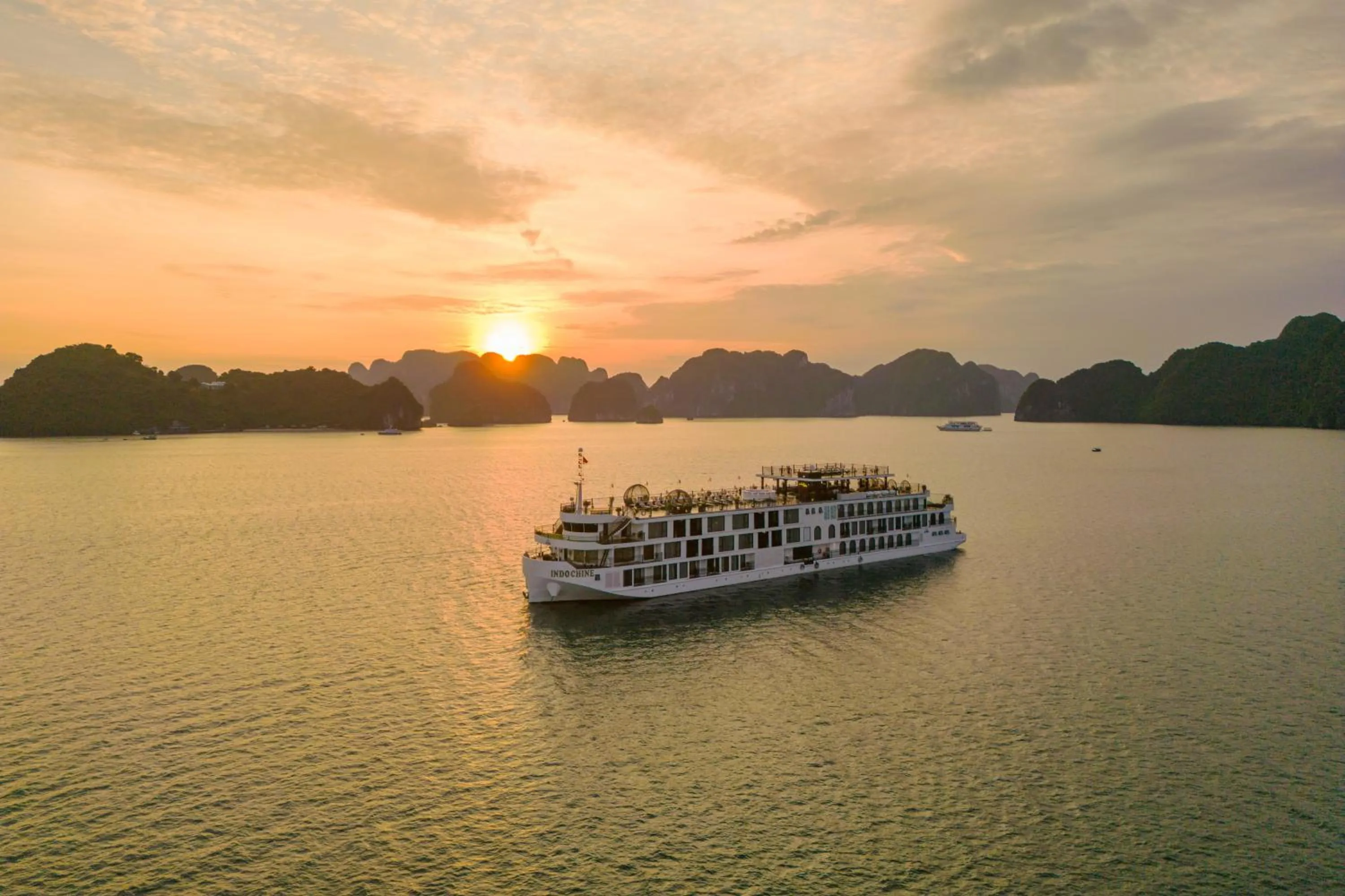 Natural landscape in Indochine Premium Halong Bay