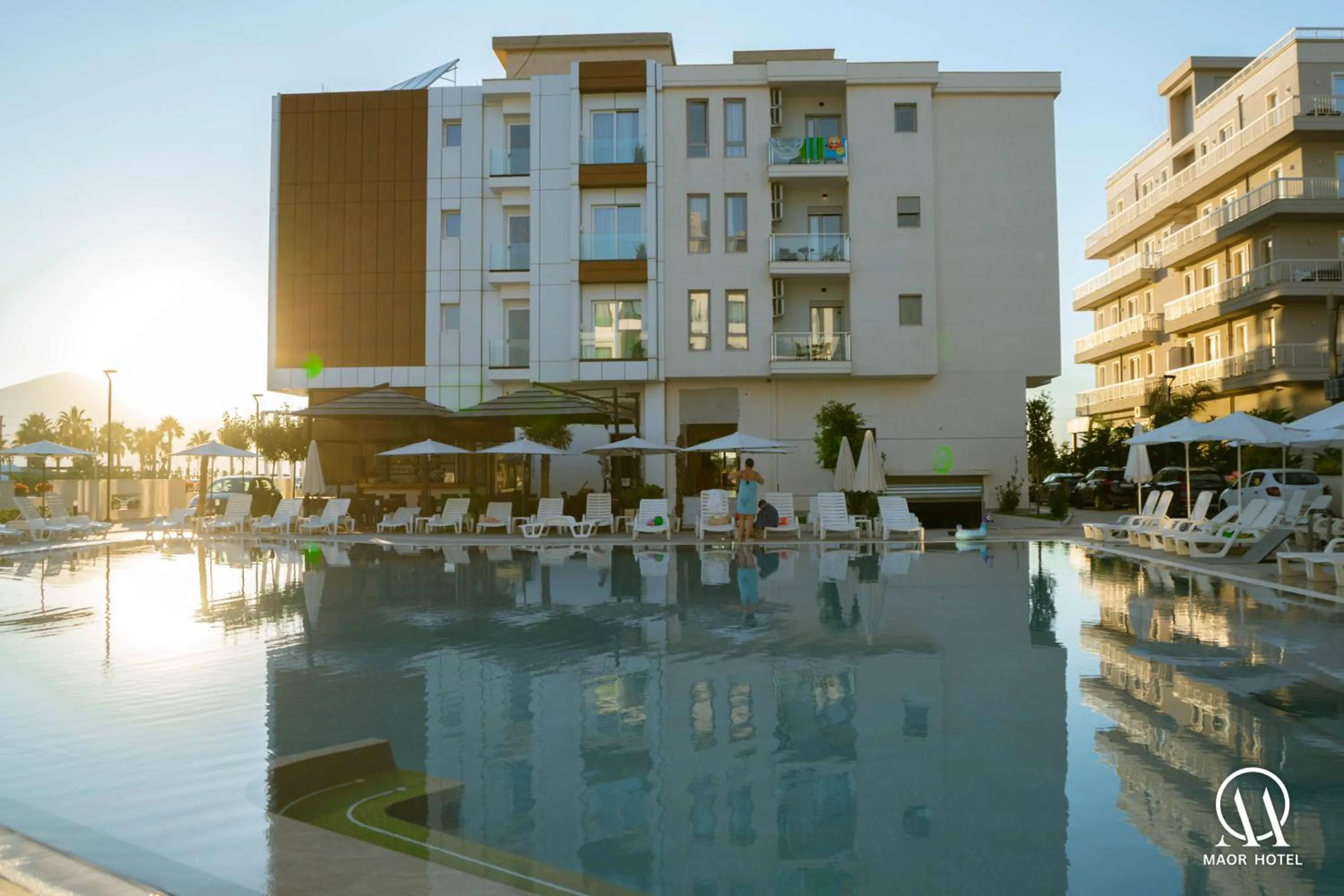 Swimming pool in Maor Hotel