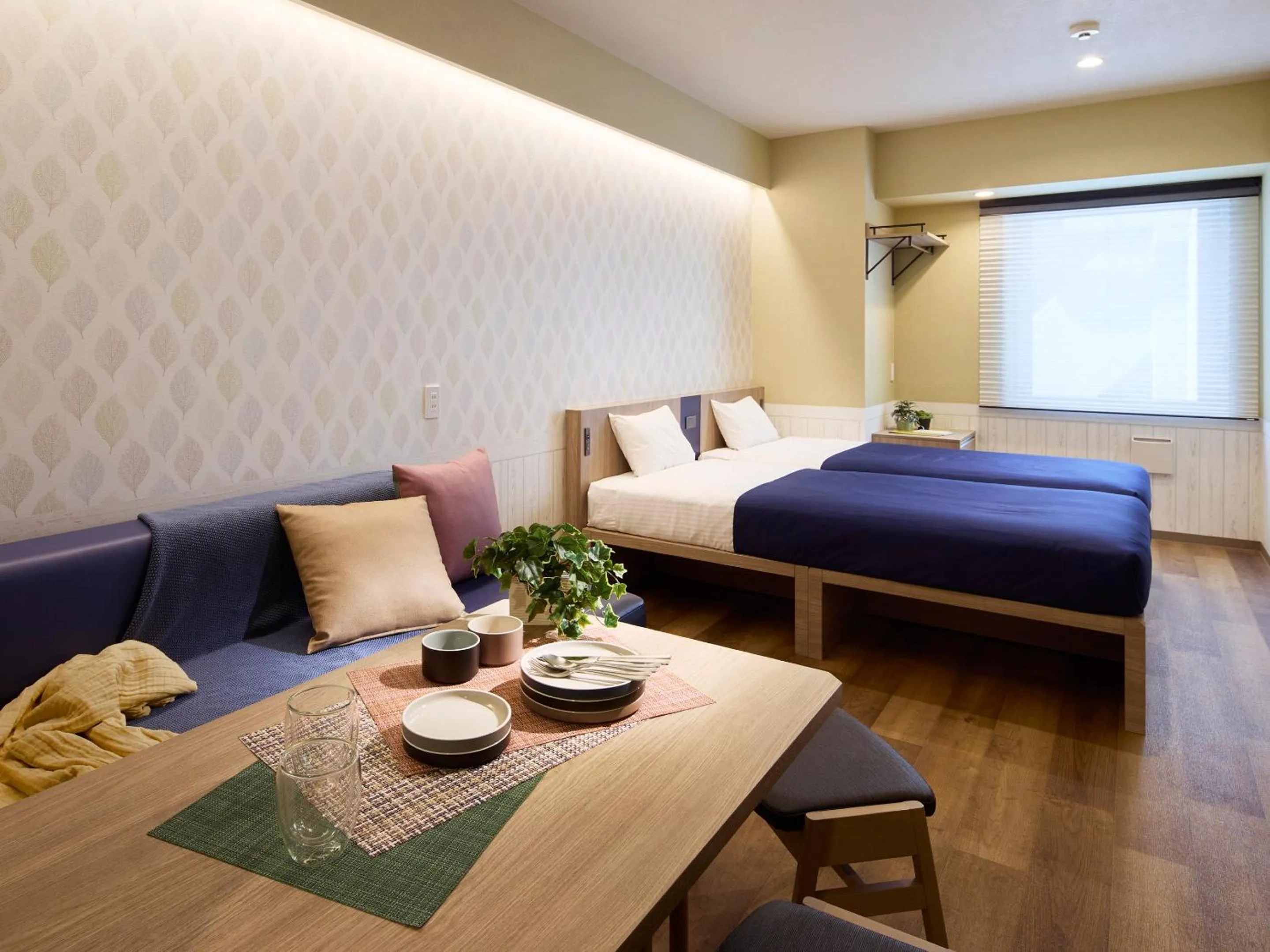 Bed in Minn Ueno Shin-Okachimachi