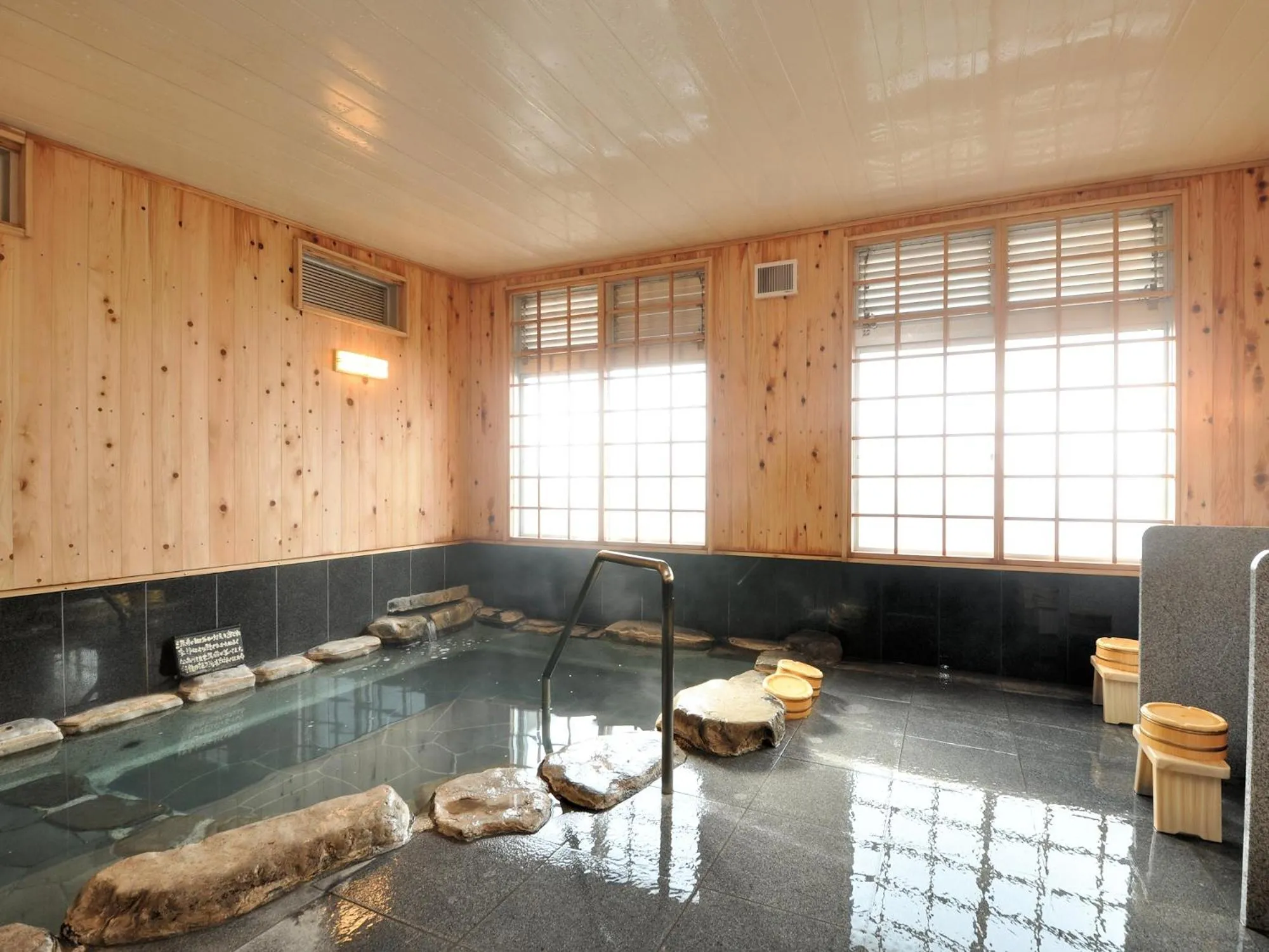 Hot Spring Bath in Ryokan Okayama