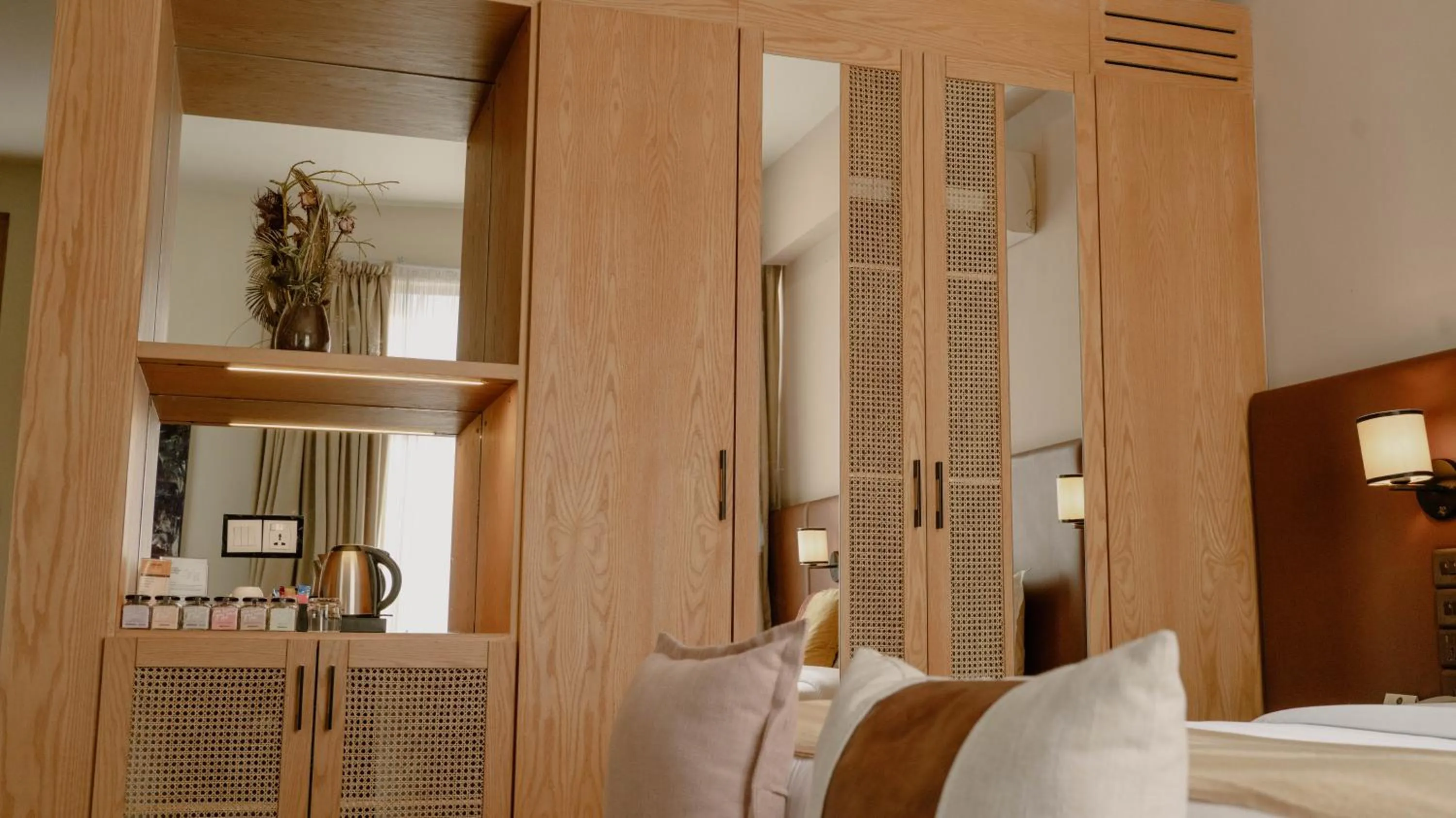 minibar, Bed in Ambiance Resort Hunza