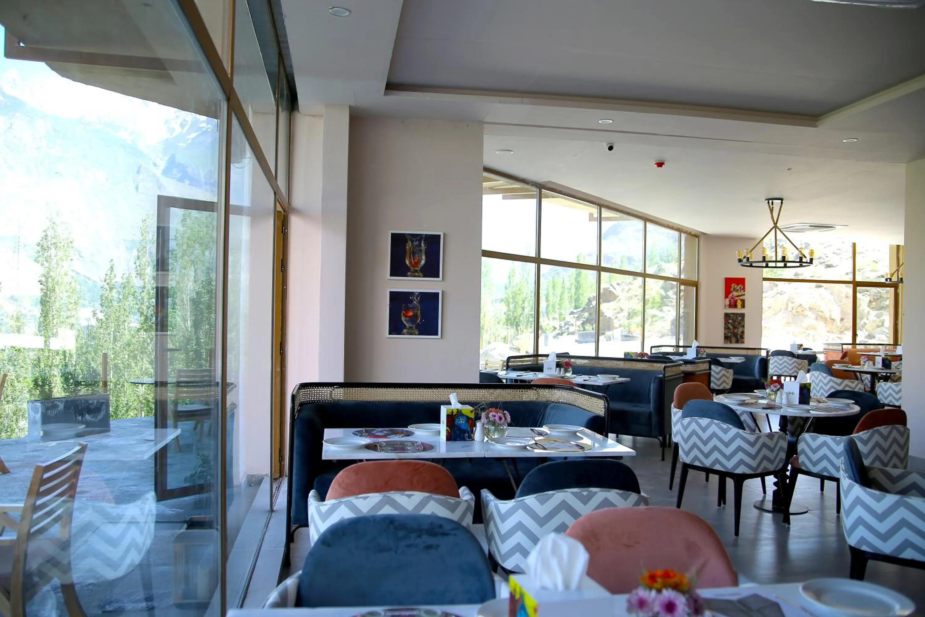 Restaurant/places to eat in Ambiance Resort Hunza