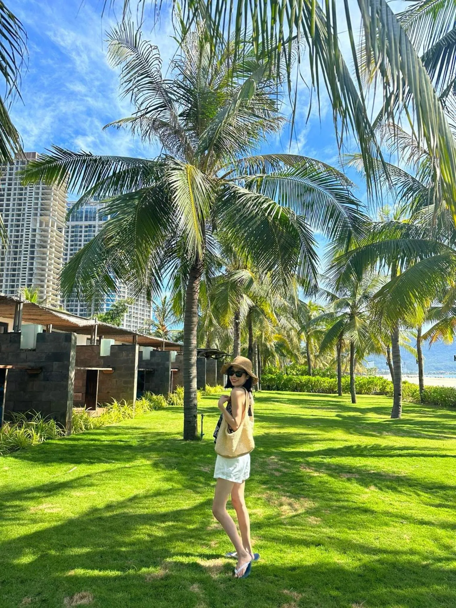 Garden in Temple Da Nang Resort
