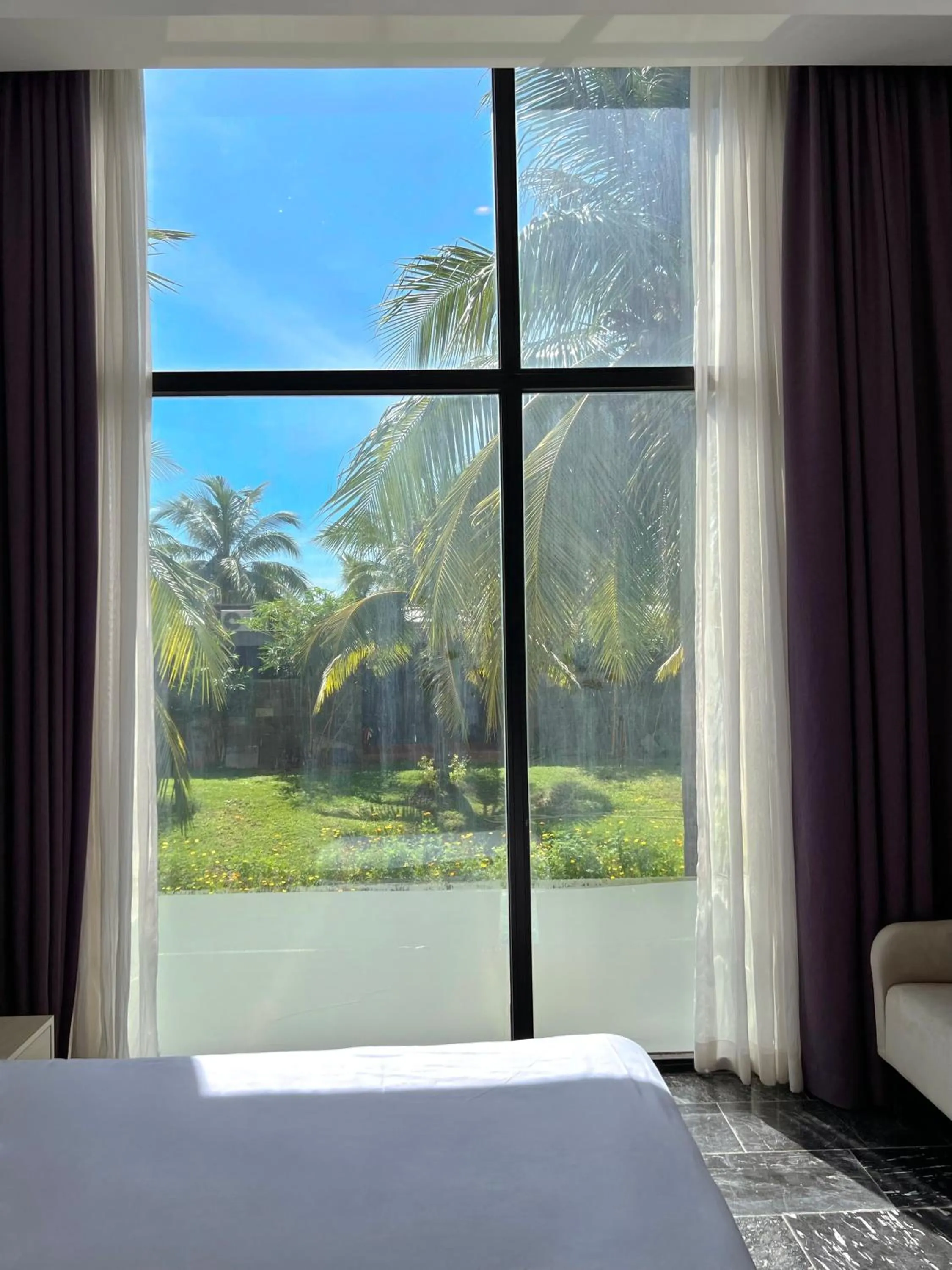 Bed in Temple Da Nang Resort