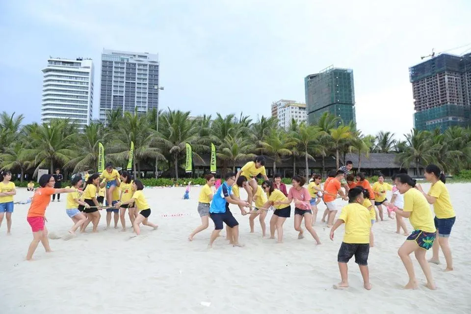 group of guests in Temple Da Nang Resort