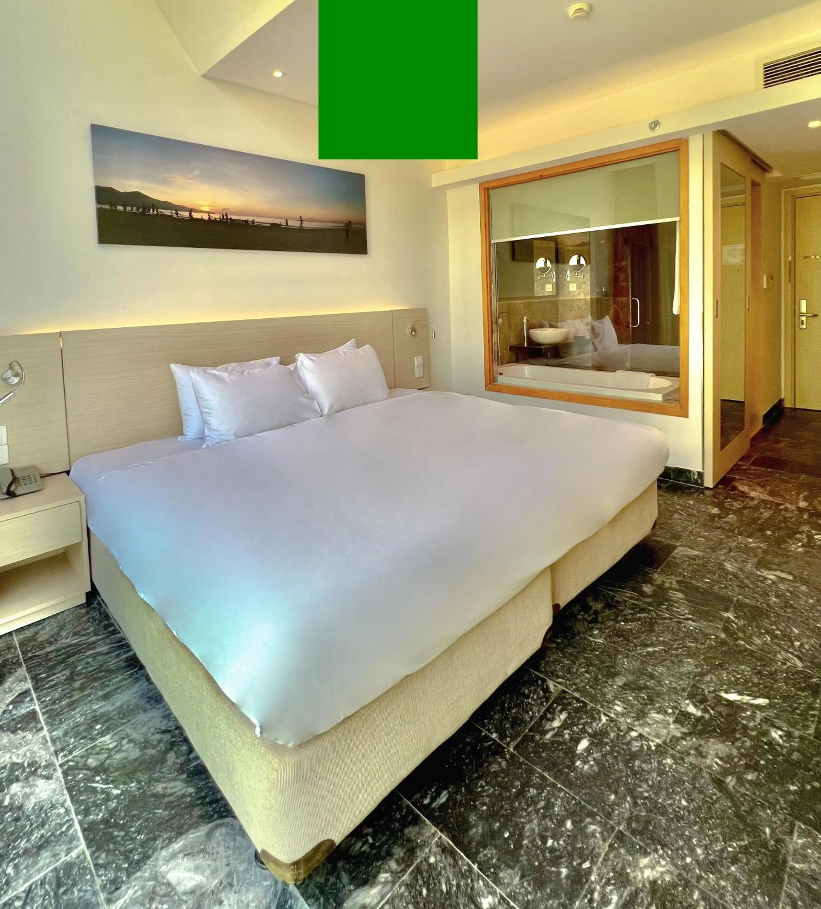 Bed in Temple Da Nang Resort