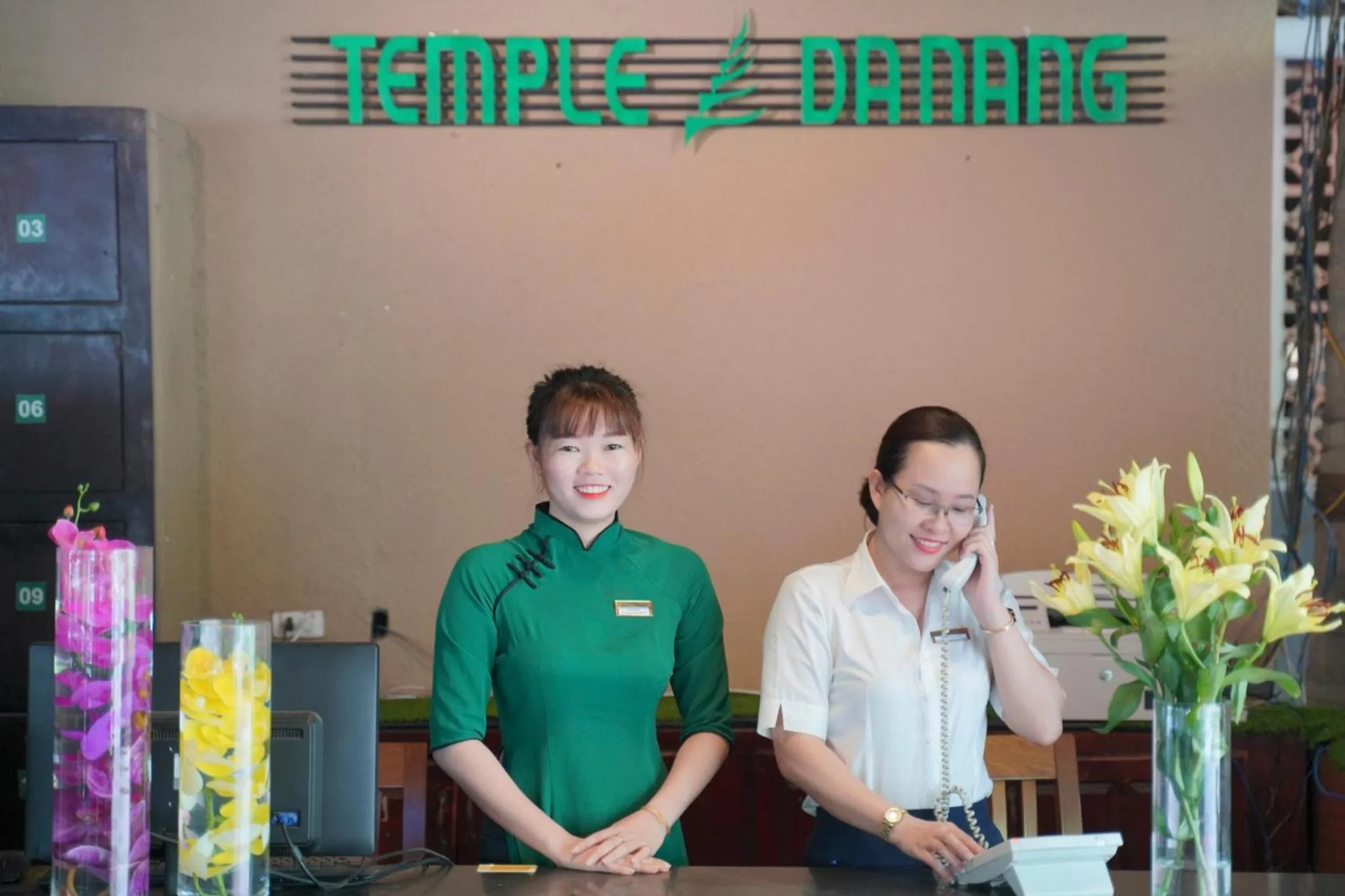 People in Temple Da Nang Resort