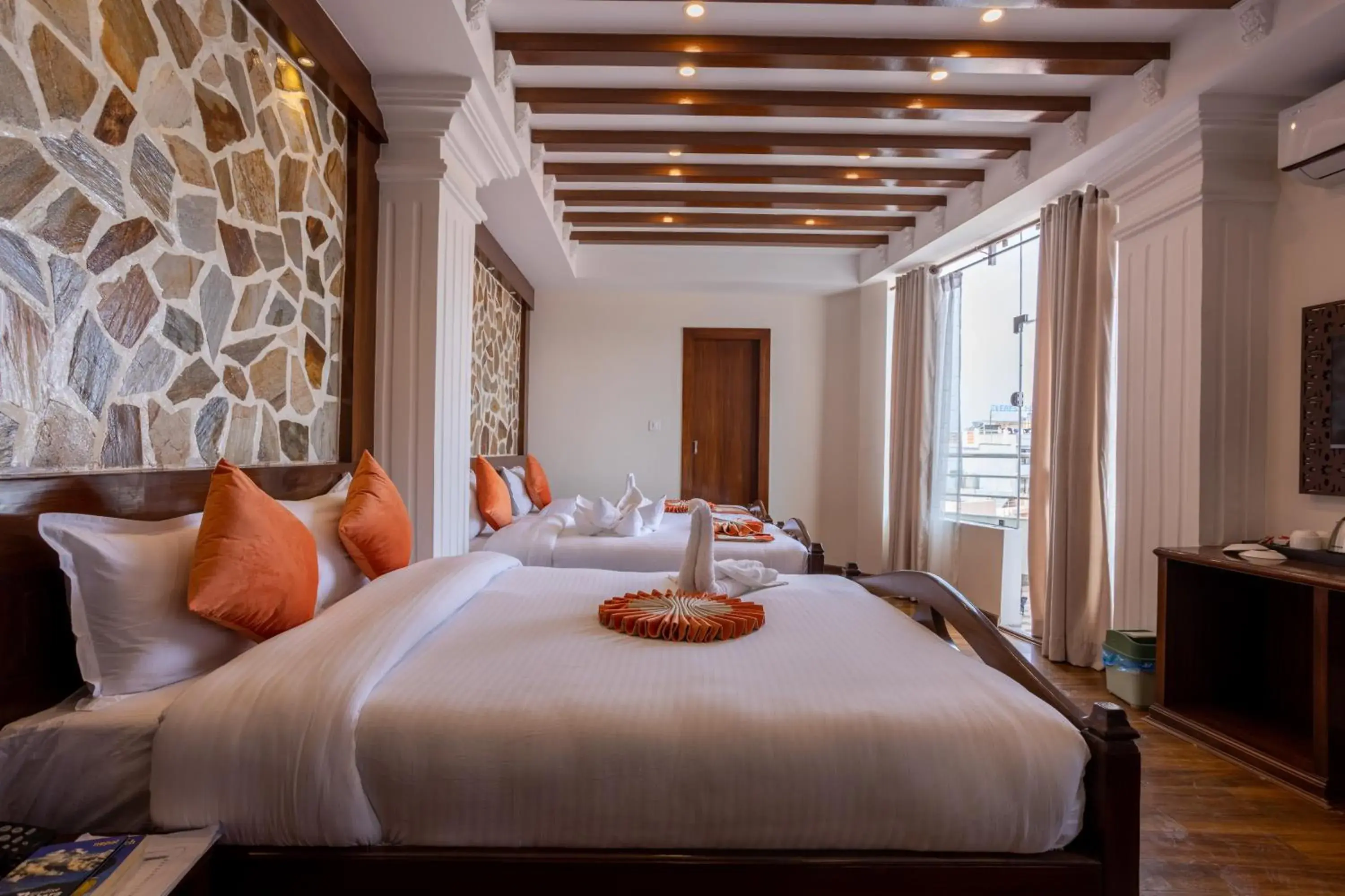 Quadruple Room with Balcony in Airport Himalaya Boutique Hotel Quadruple Room with Balcony in Airport Himalaya Boutique Hotel