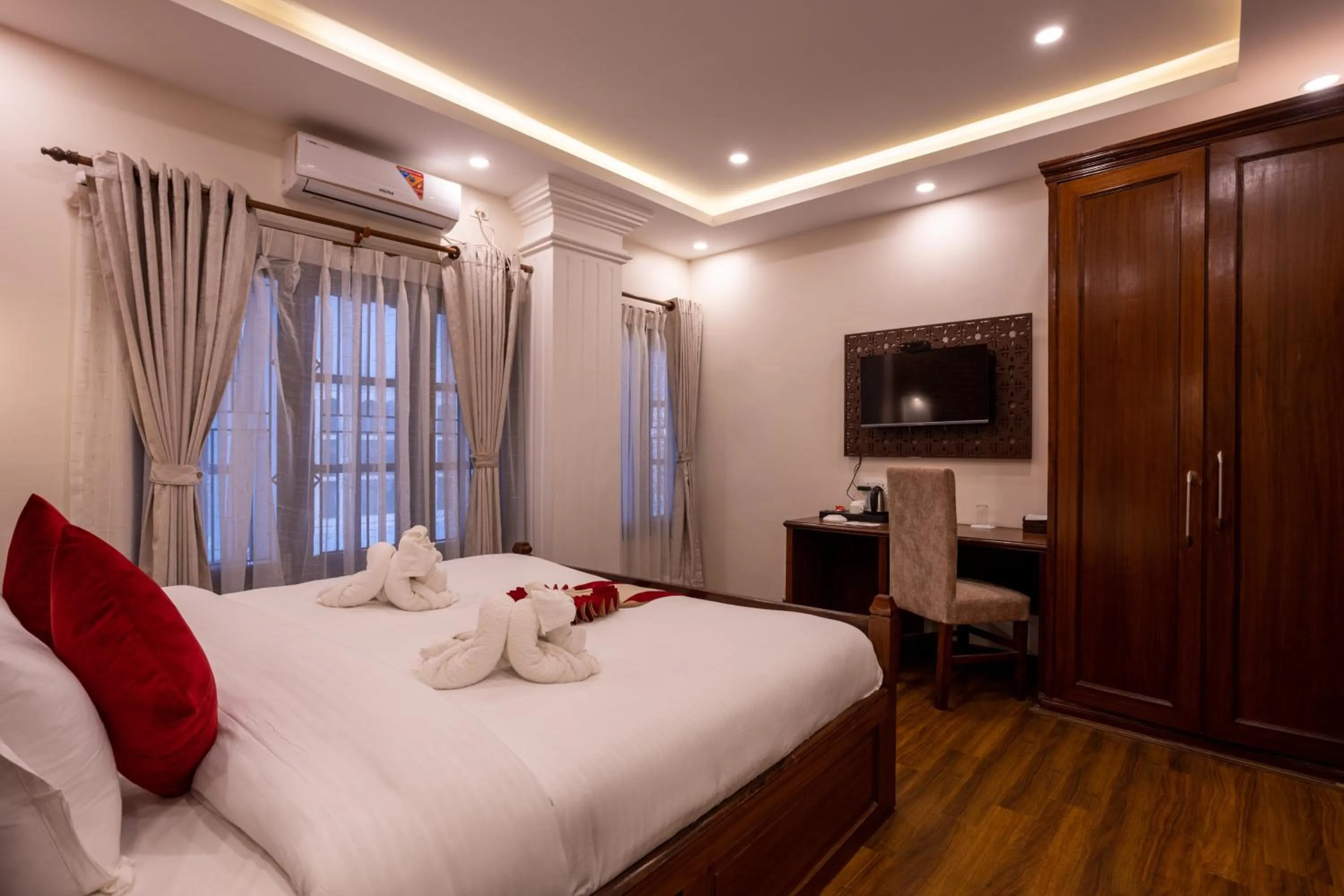 Bed in Airport Himalaya Boutique Hotel