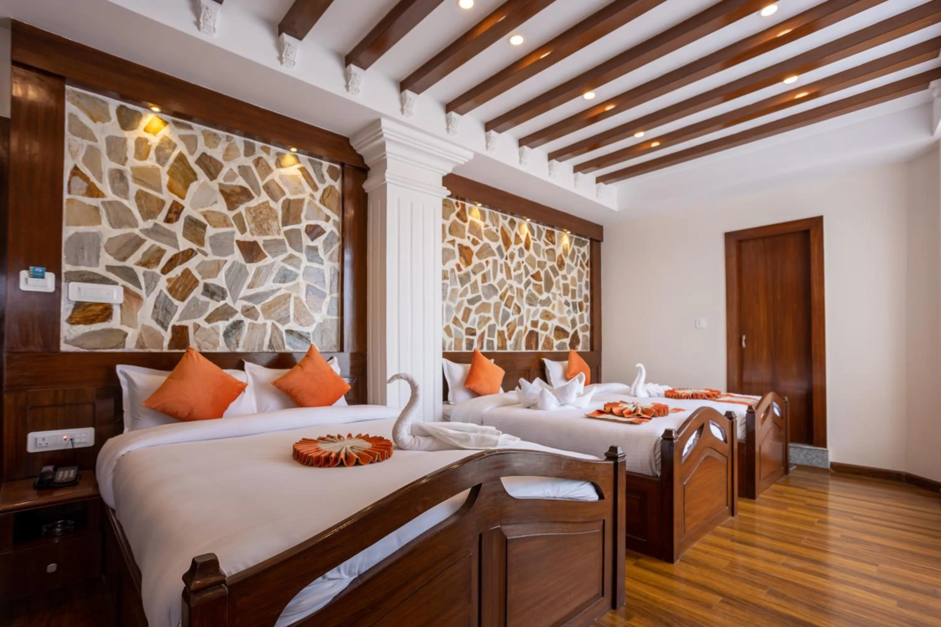 Bed in Airport Himalaya Boutique Hotel