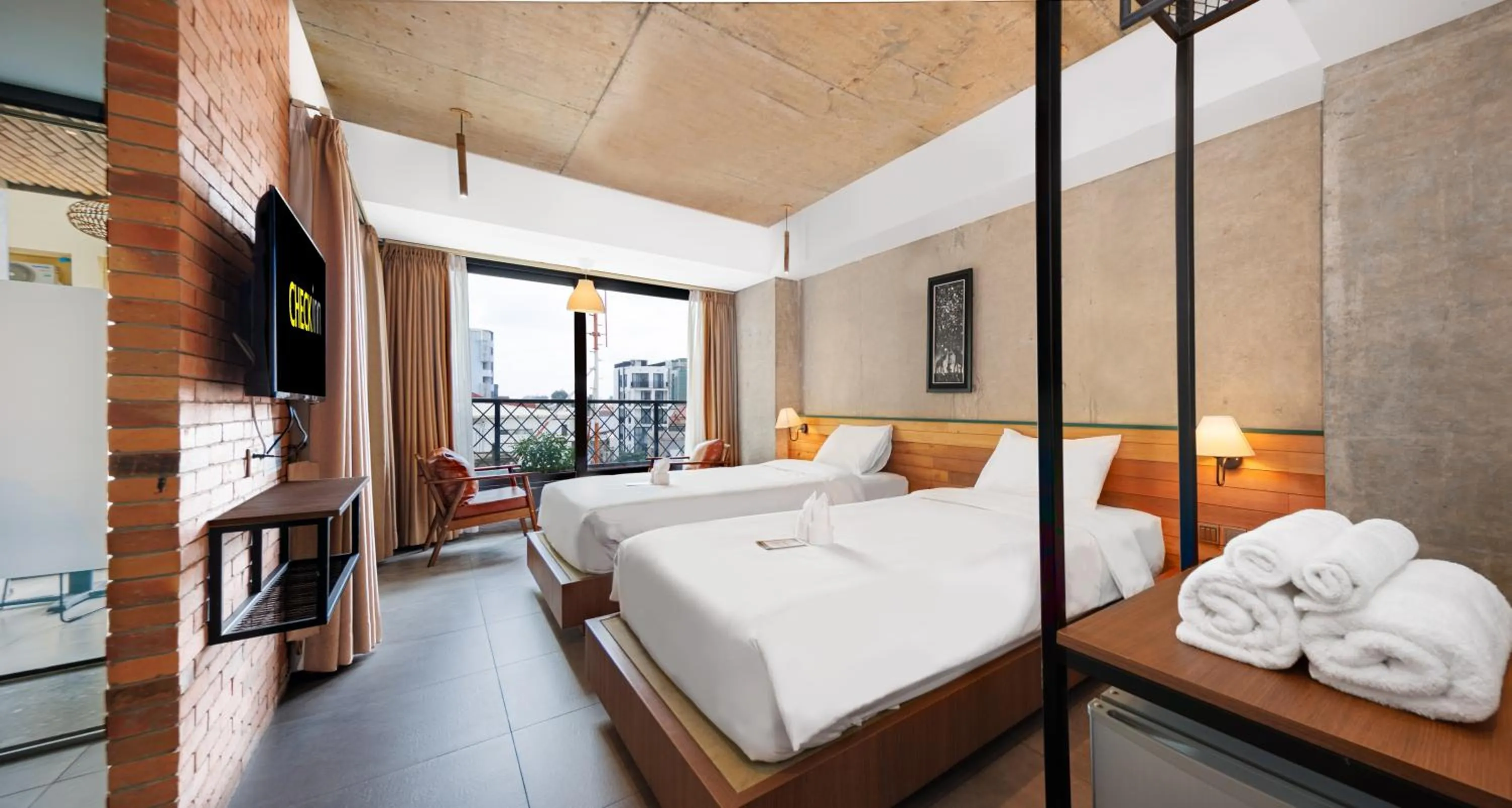 bunk bed, Bed in CHECK inn Phnom Penh Royal Palace