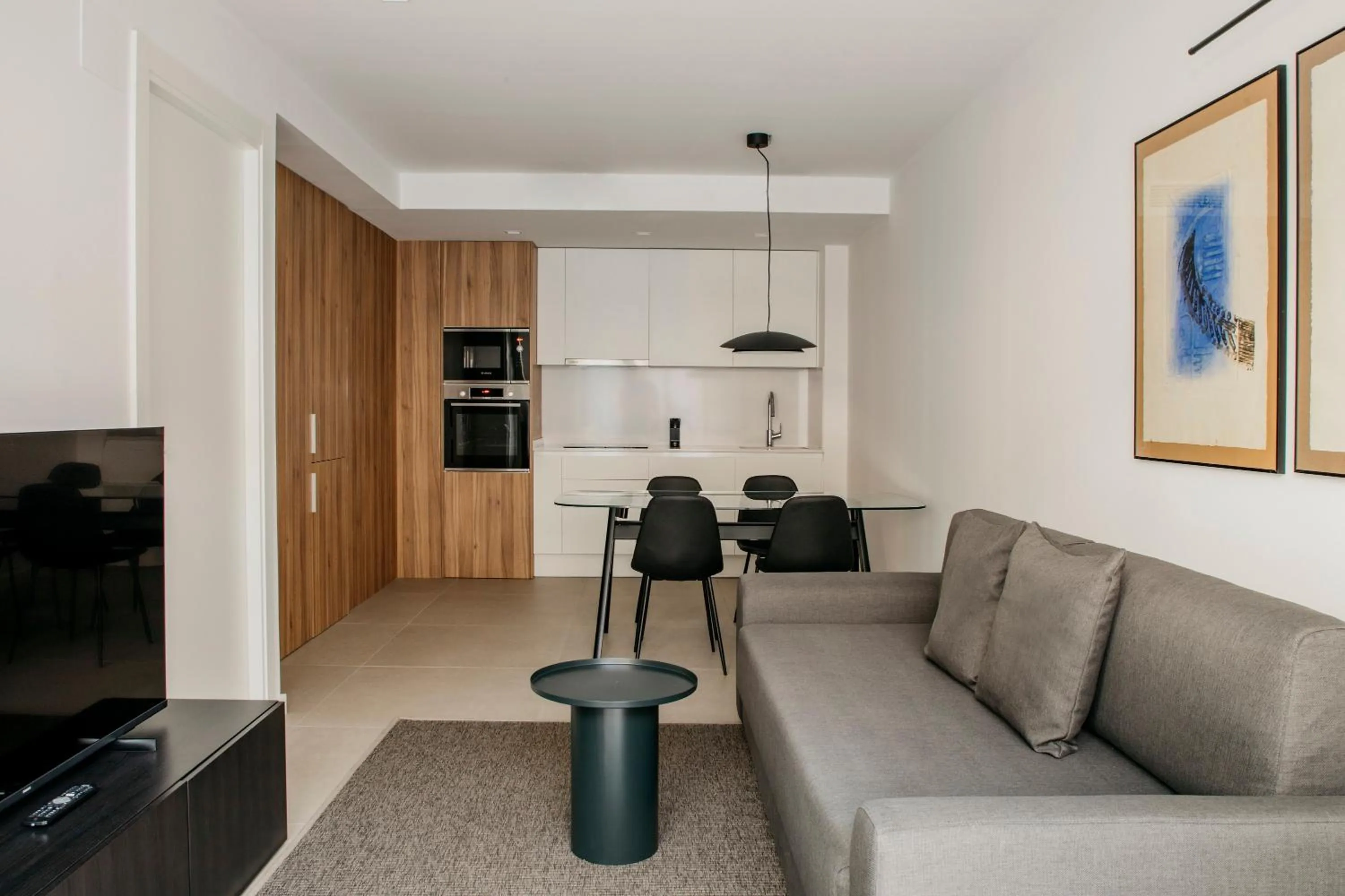 Living room in Europa Apartments