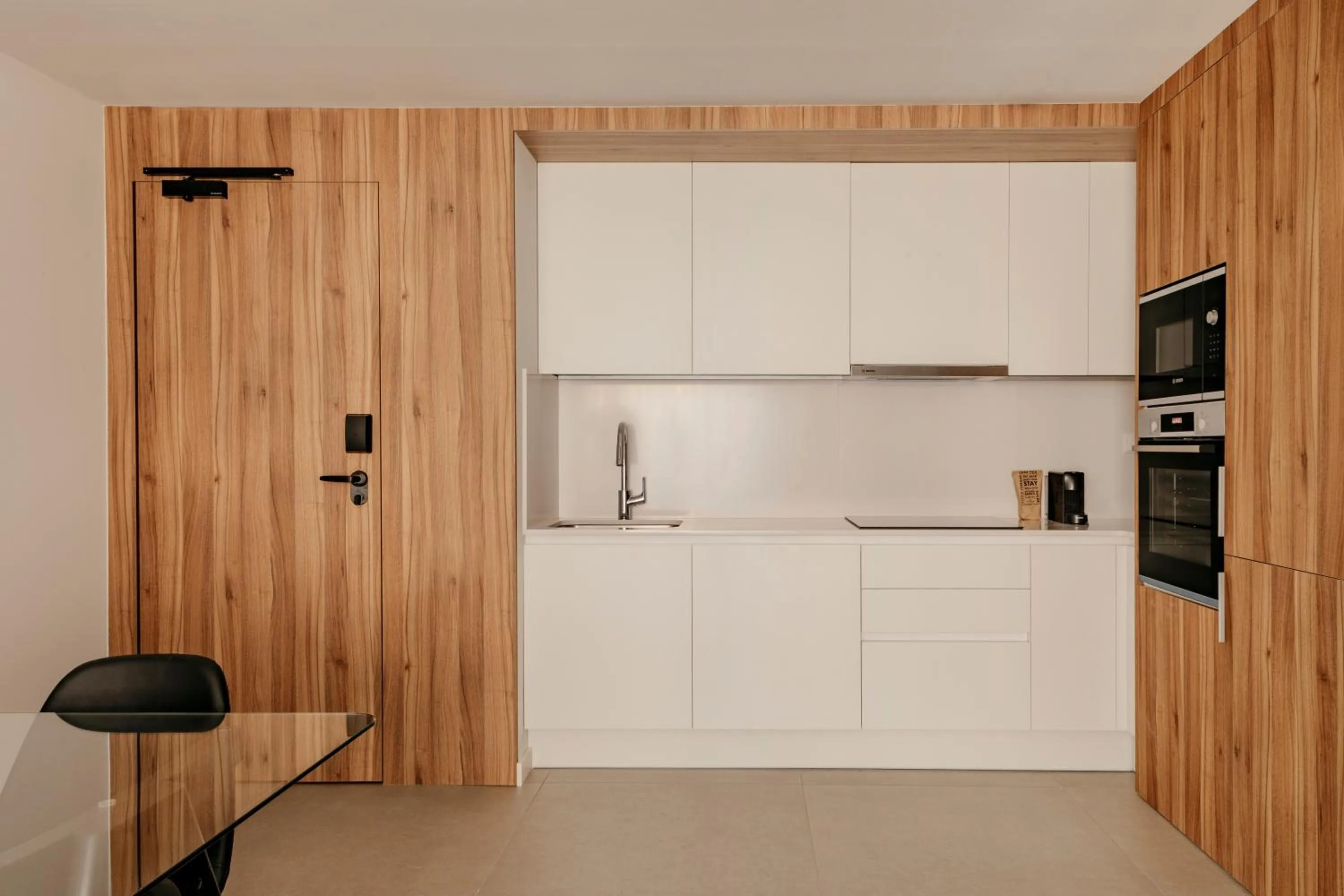 kitchen in Europa Apartments