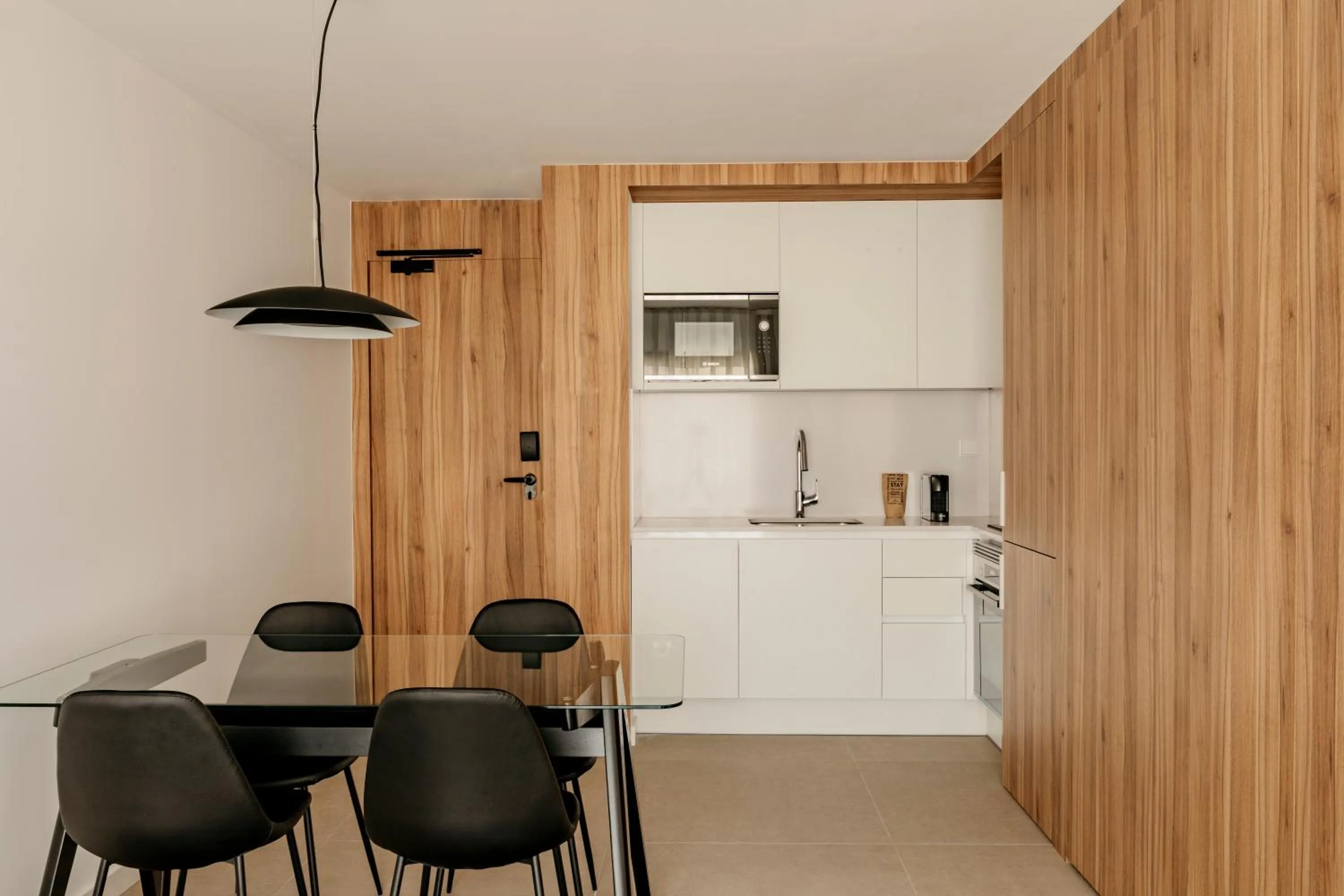 Dining area in Europa Apartments