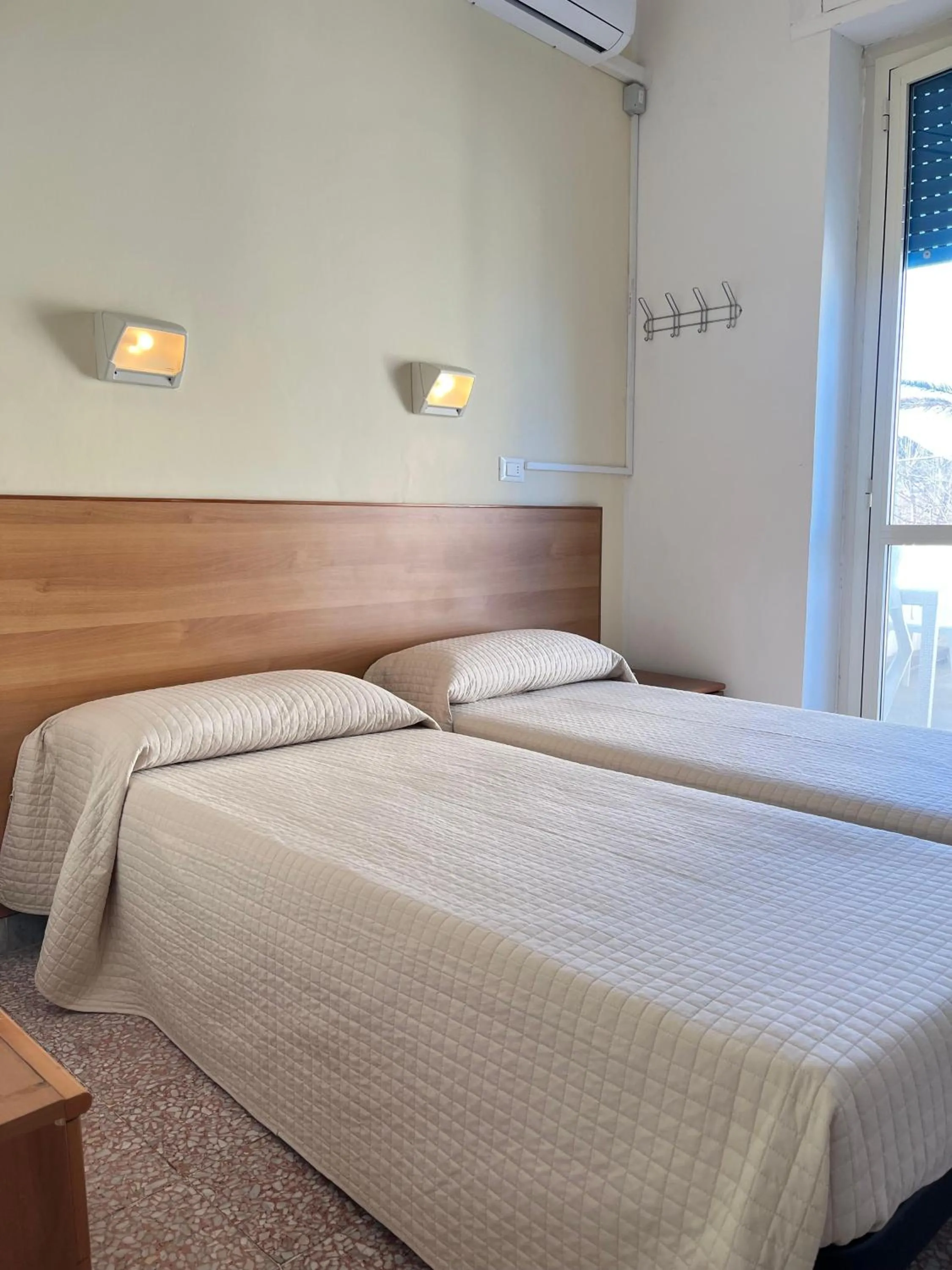 Bed in Hotel Valente