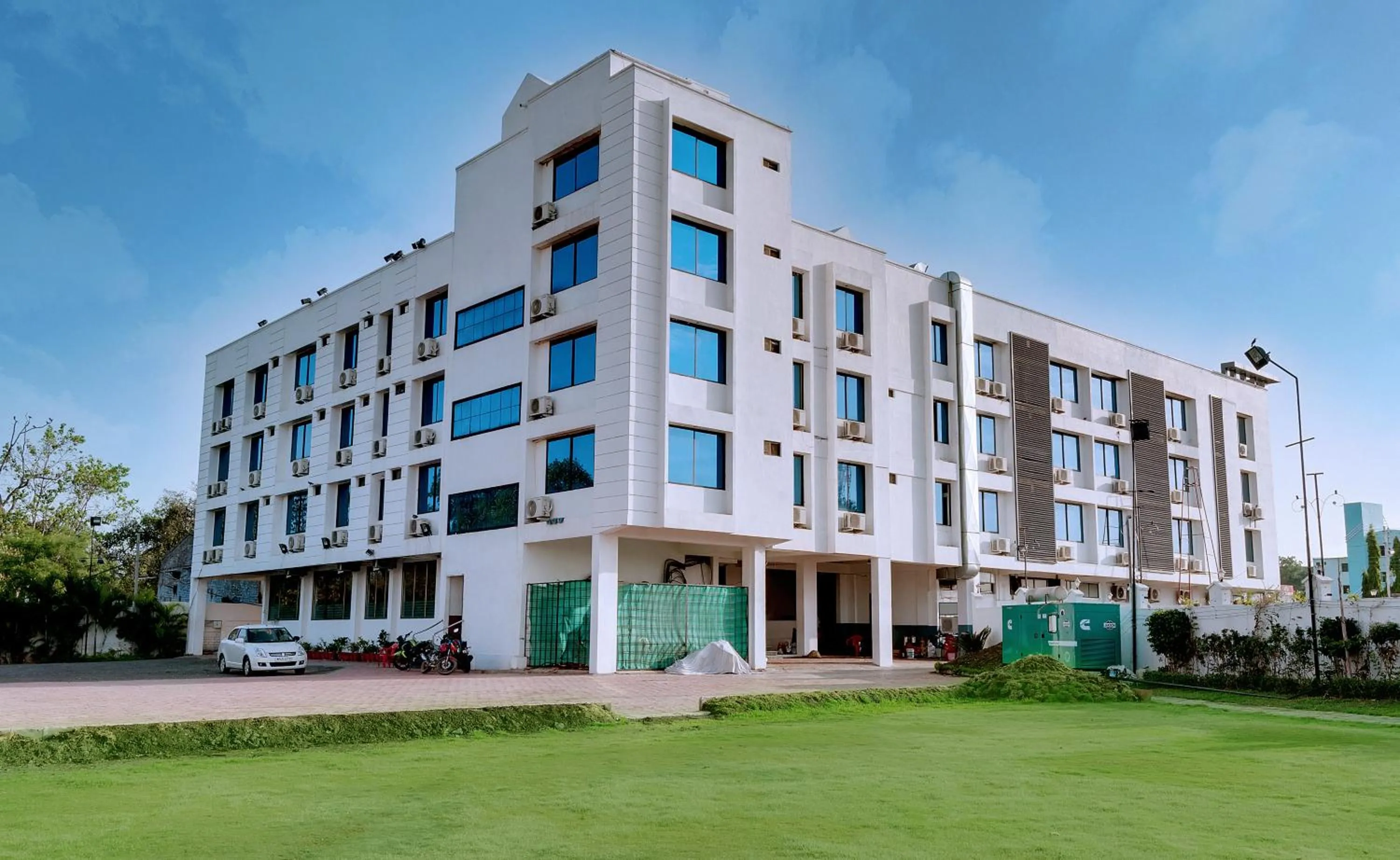 Garden in Hotel Balaji Central