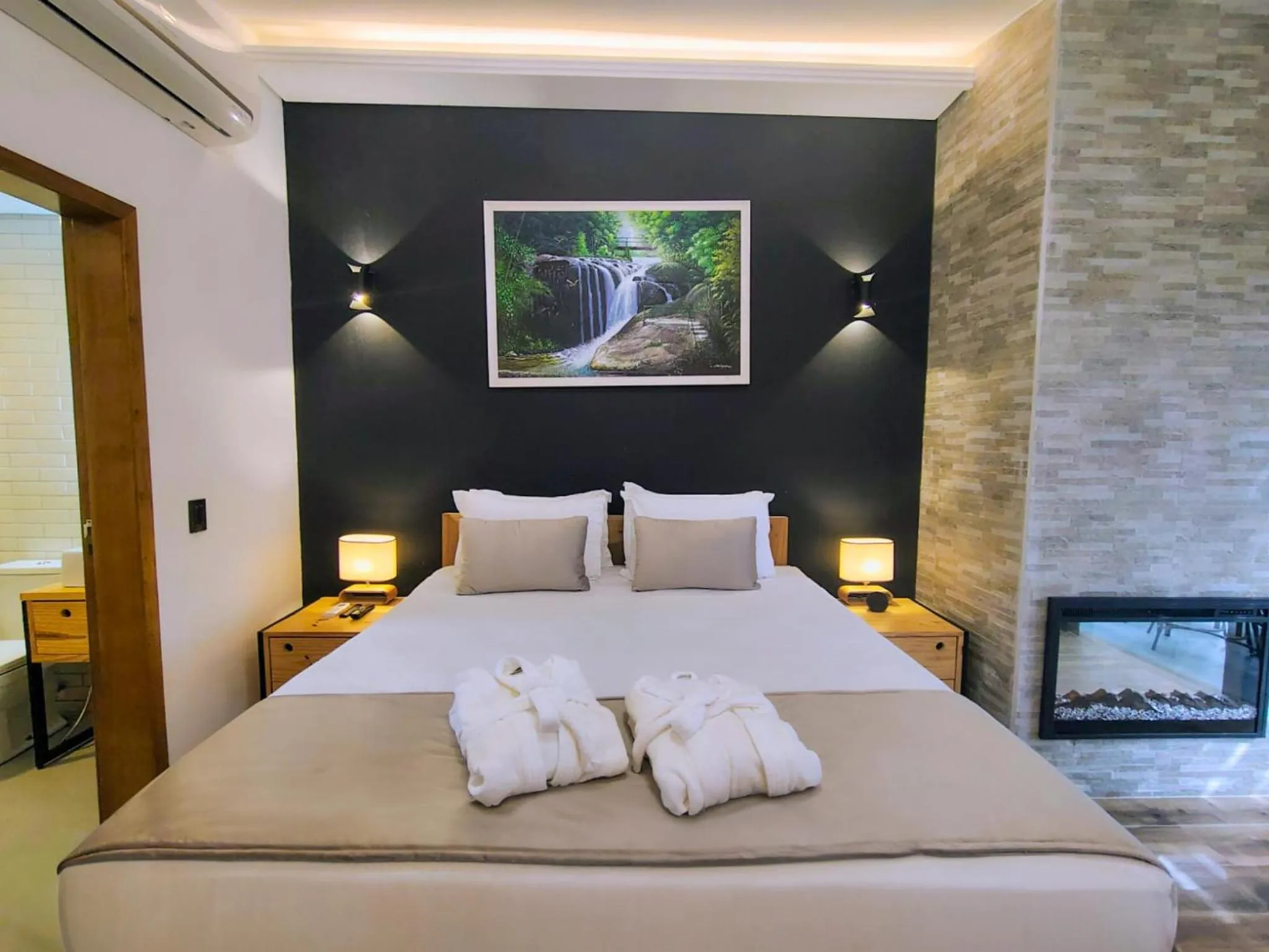 Bed in Hotel Boutique Vinícola Araucária by Slaviero Hotéis